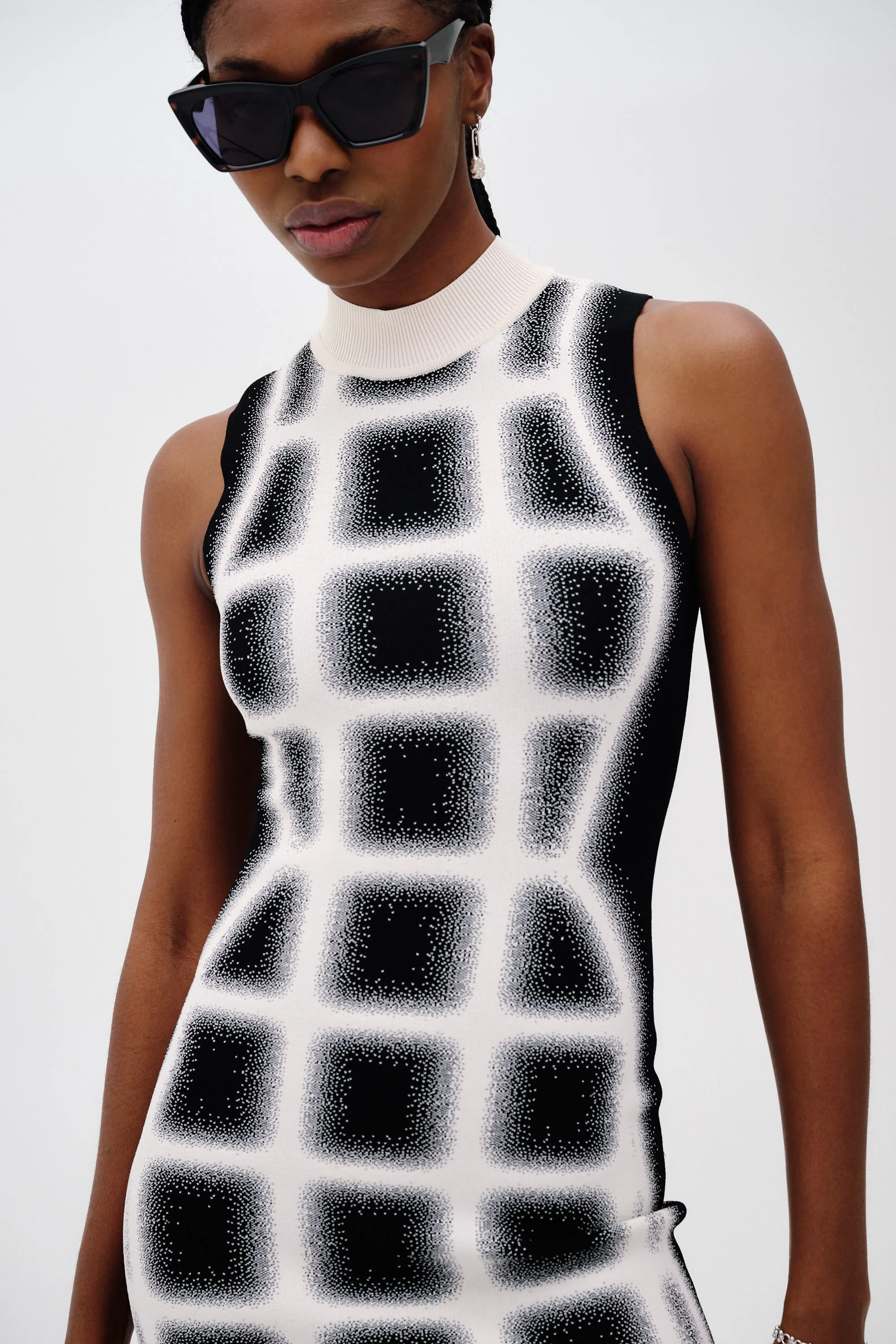 BELLA UV REACTIVE WAVY PLAID DRESS sold by PH5 product image thumbnail 5
