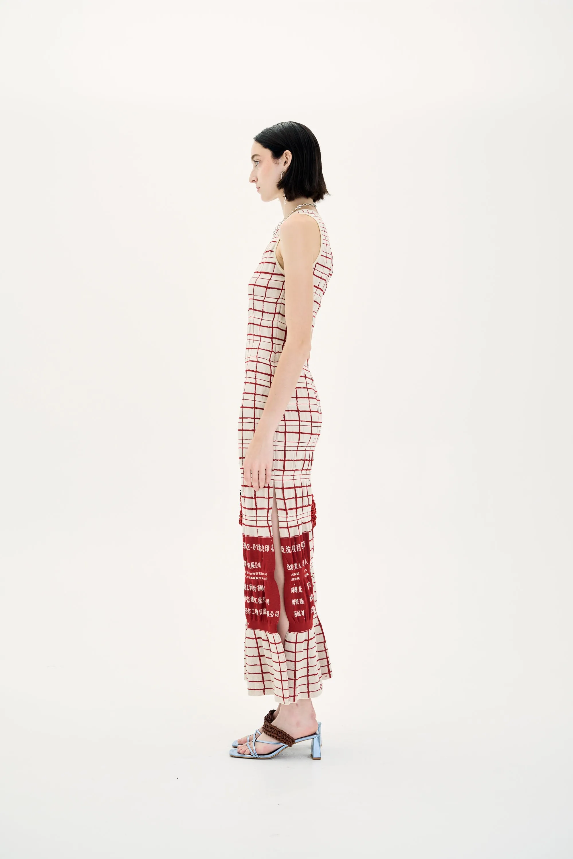 UME PLAID PRINT MAXI TANK DRESS sold by PH5 product image thumbnail 2