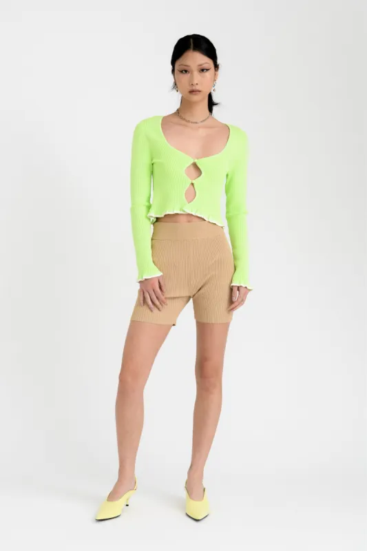 REEF CROPPED CARDIGAN made by PH5