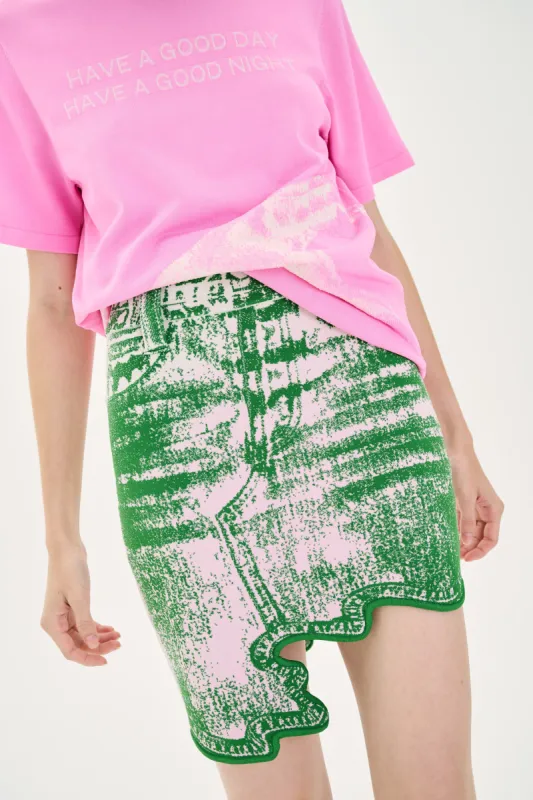 ALANI UV REACTIVE SIGNATURE WAVY MINI SKIRT sold by PH5