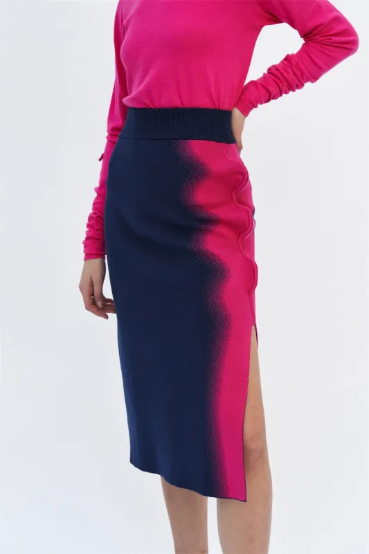 ELSA WAVY MIDI SKIRT sold by PH5