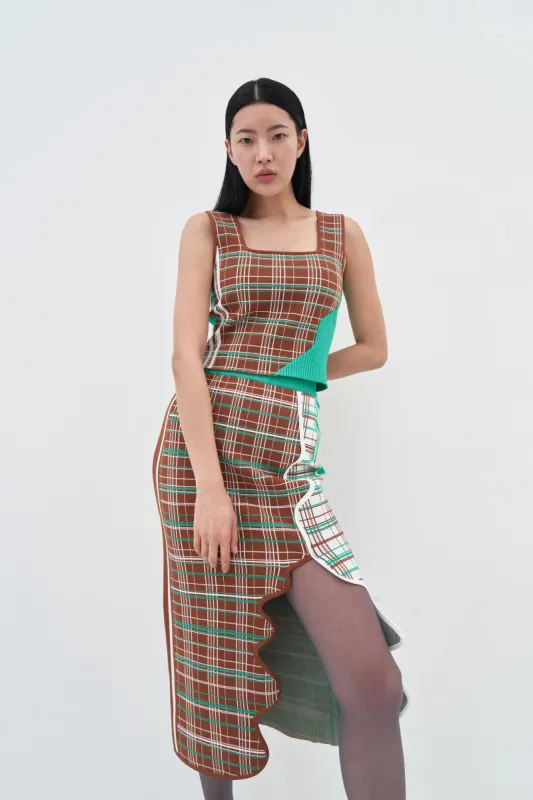MAISIE ECO COLORBLOCKED MIDI SKIRT made by PH5