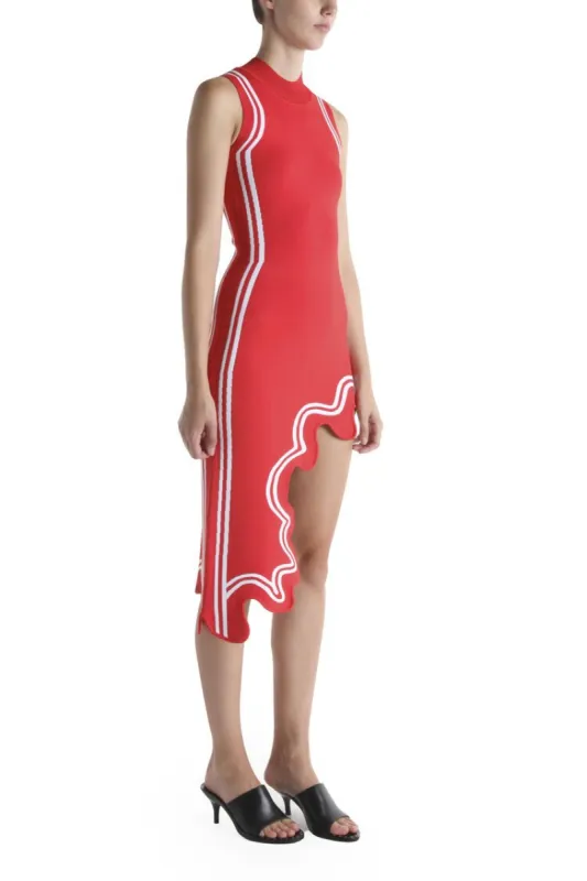 Frida Wavy Asymmetric Dress sold by PH5