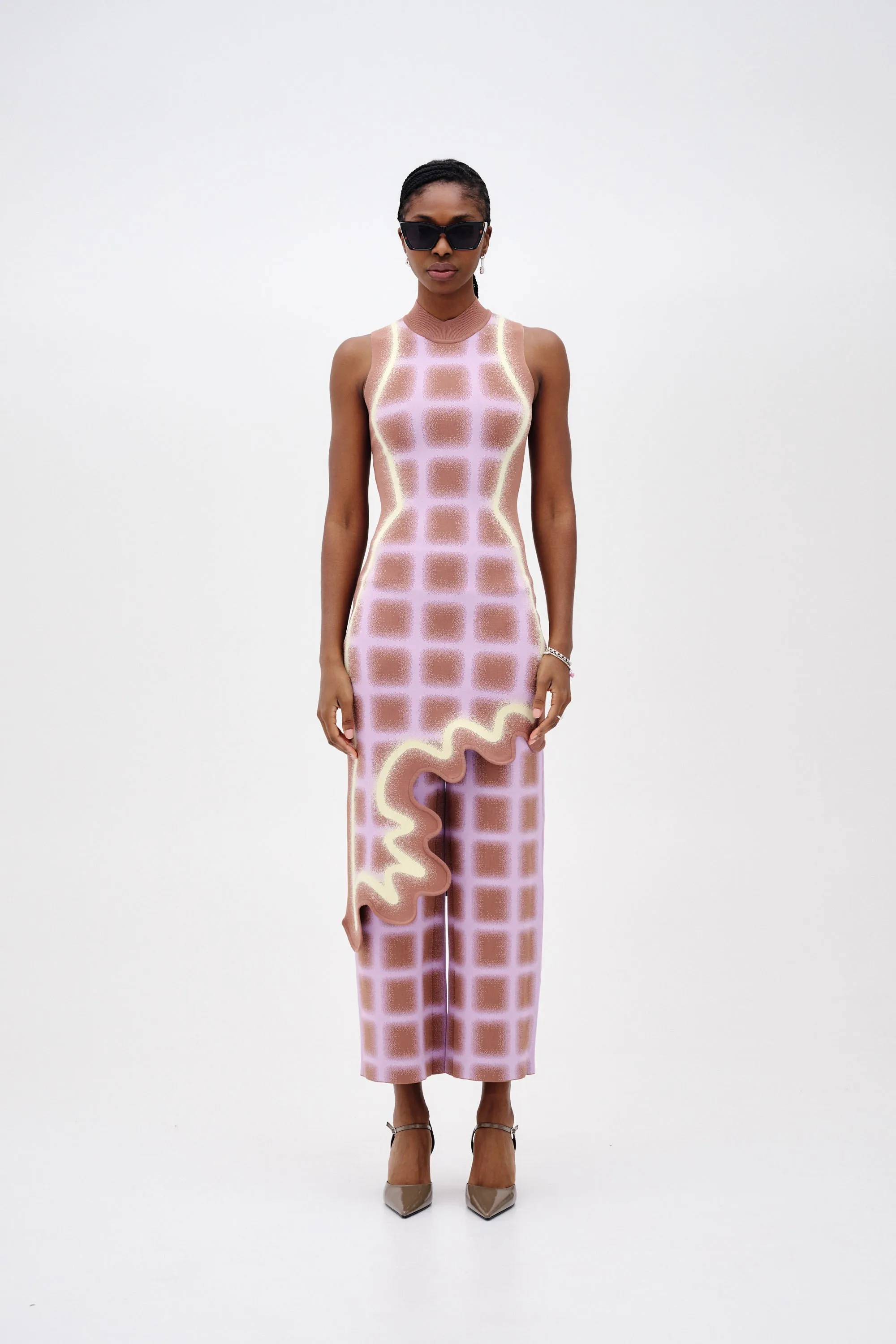 MIA WAVY PLAID DRESS sold by PH5 product image thumbnail 2