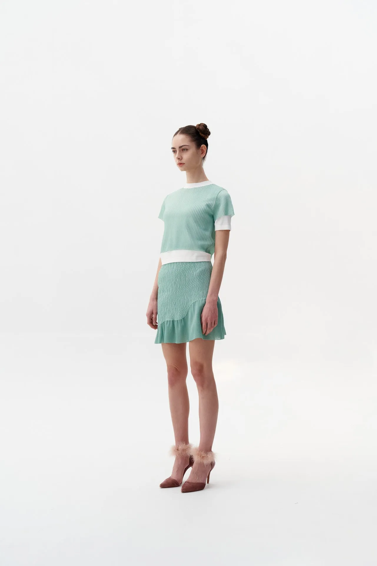 SKOLL 3D-BUBBLE SHORT SLEEVE TOP sold by PH5 product image thumbnail 2