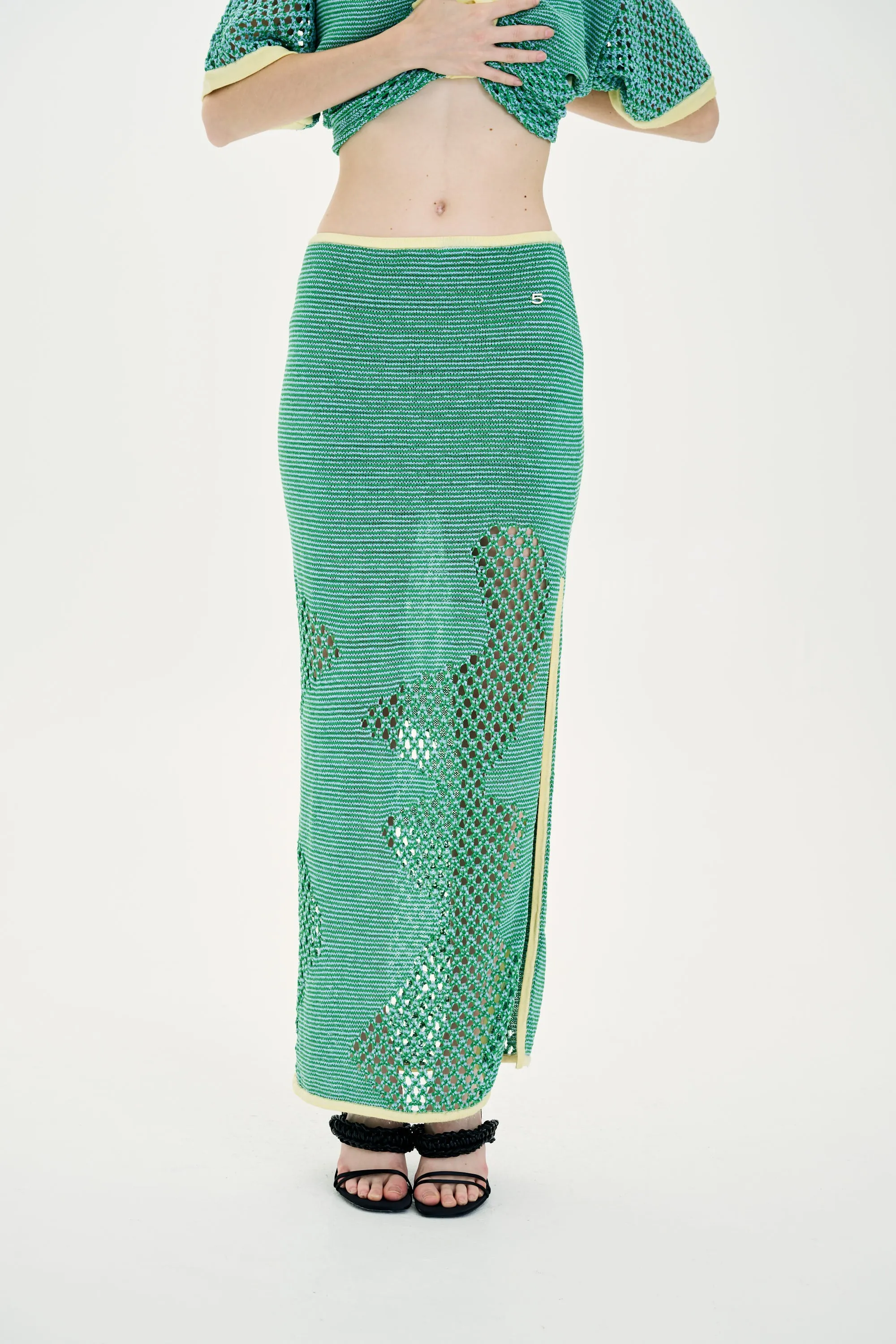 ROWAN CROCHET MAXI SKIRT sold by PH5