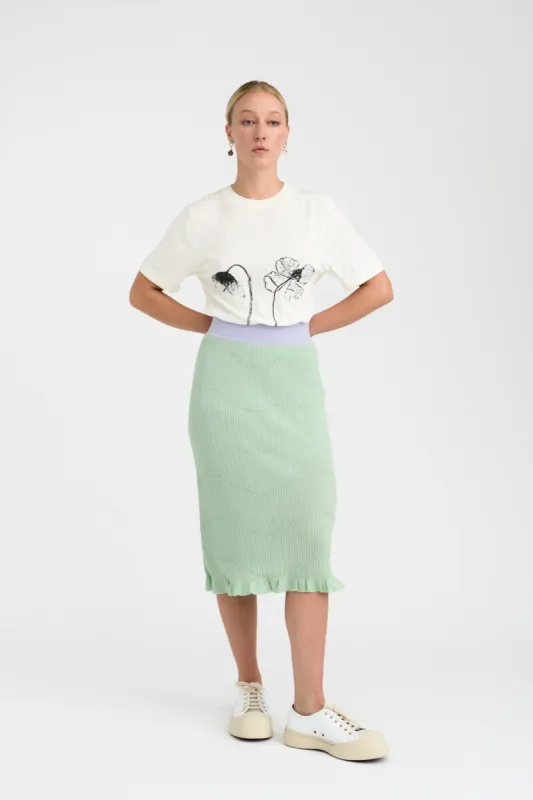 FINLEY DOUBLE LAYER MIDI SKIRT sold by PH5