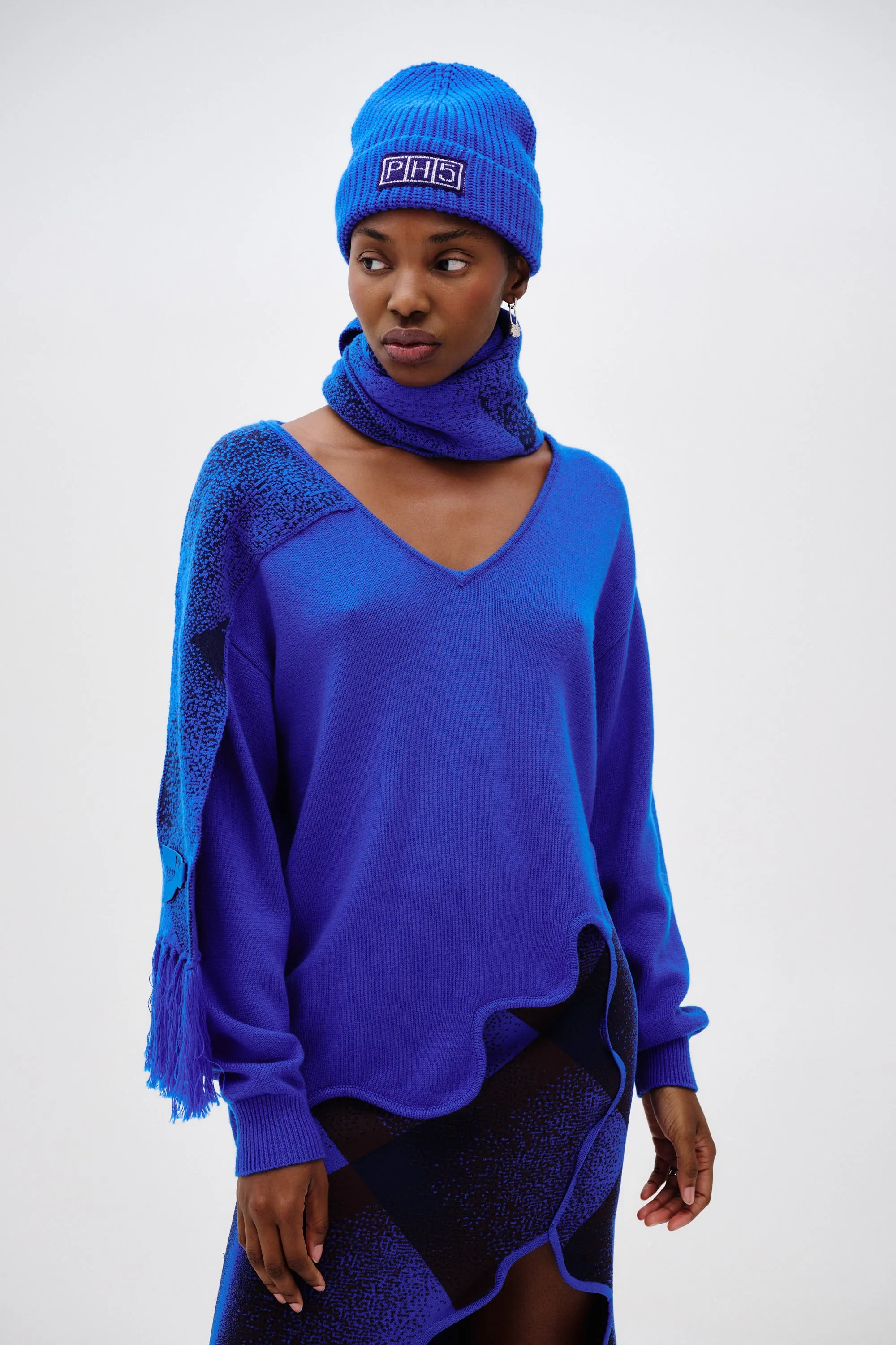 DOLLY WAVY MERINO WOOL PULLOVER sold by PH5