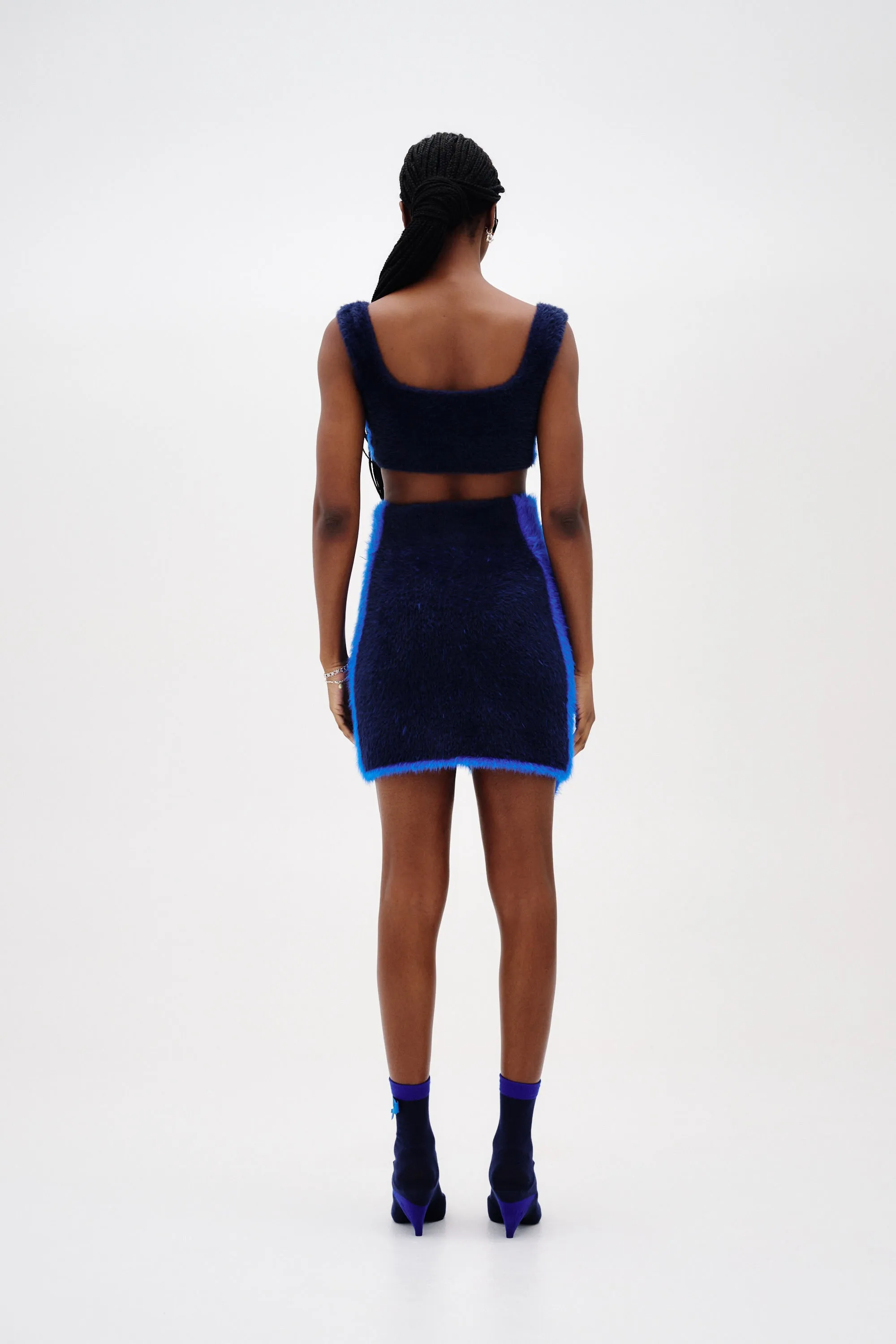 USHER FAUX FUR WAVY MINI SKIRT sold by PH5 product image thumbnail 4