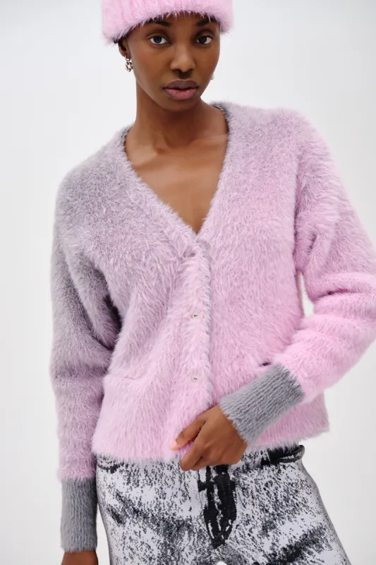 OZZY FAUX FUR OVERSIZED CARDIGAN sold by PH5