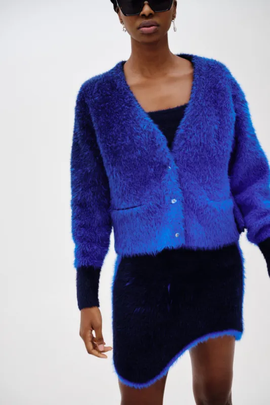 OZZY FAUX FUR OVERSIZED CARDIGAN made by PH5