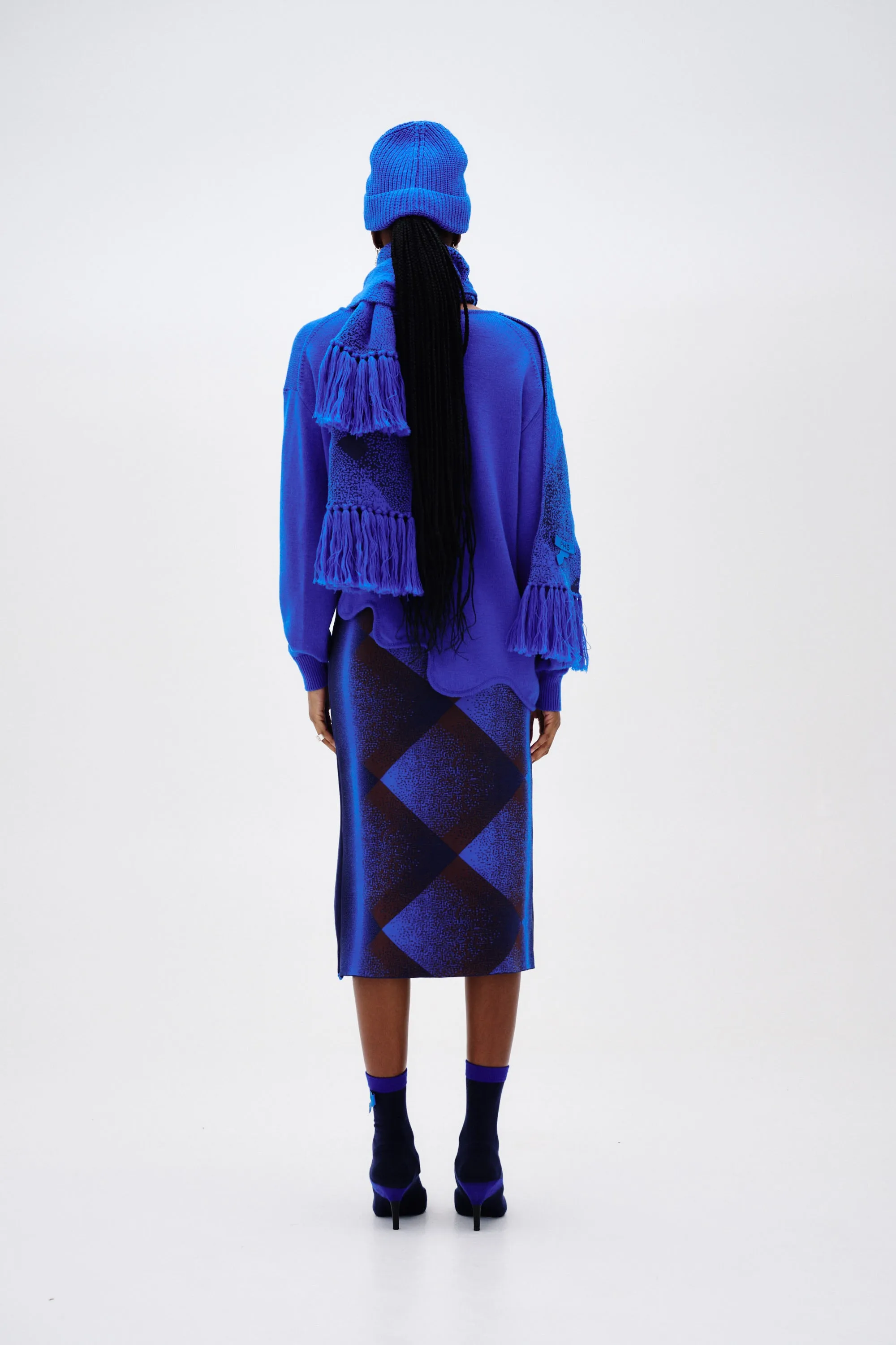 HOLLY MIDI PLAID SKIRT sold by PH5 product image thumbnail 4