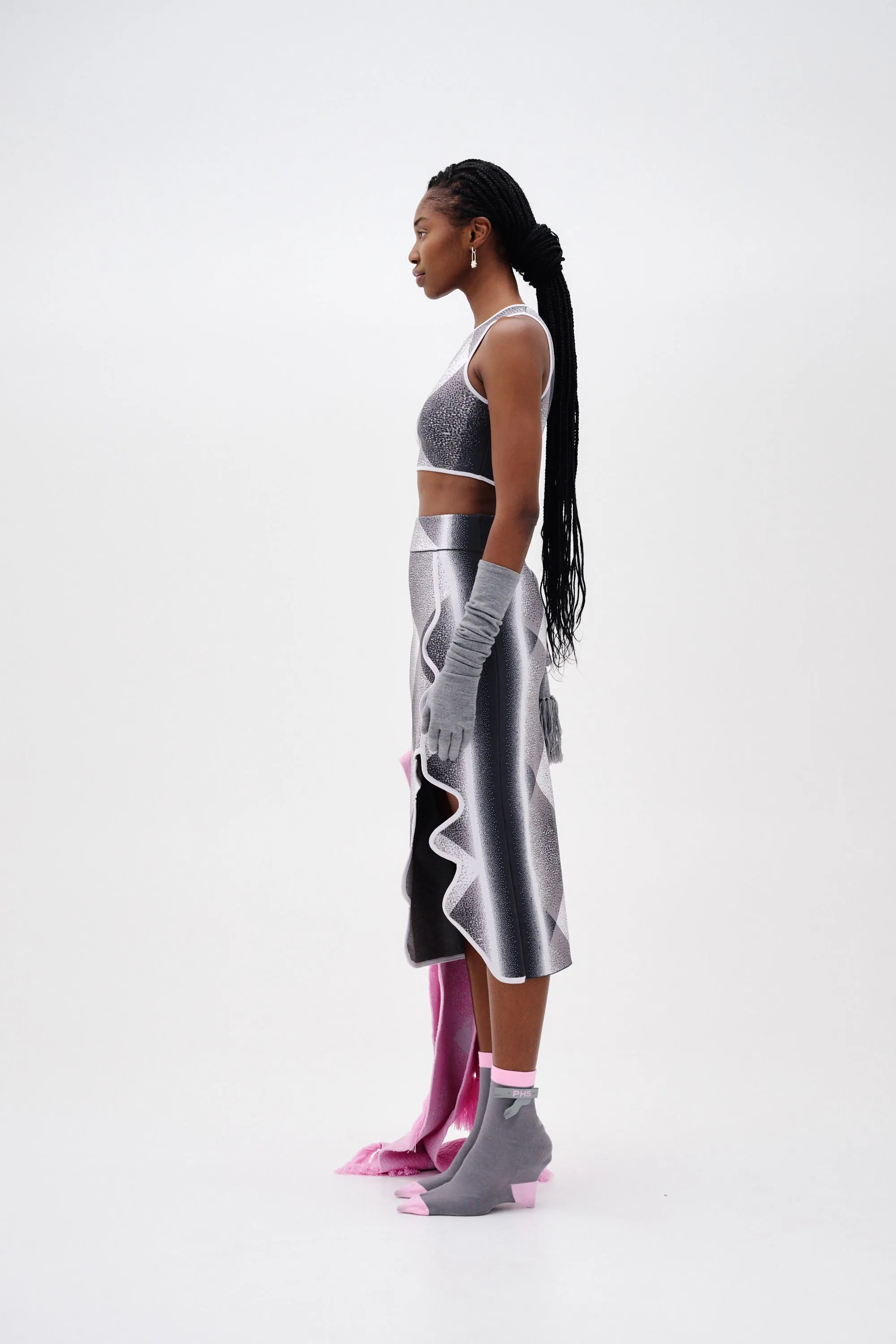 JUDE CROPPED PLAID TOP sold by PH5 product image thumbnail 3