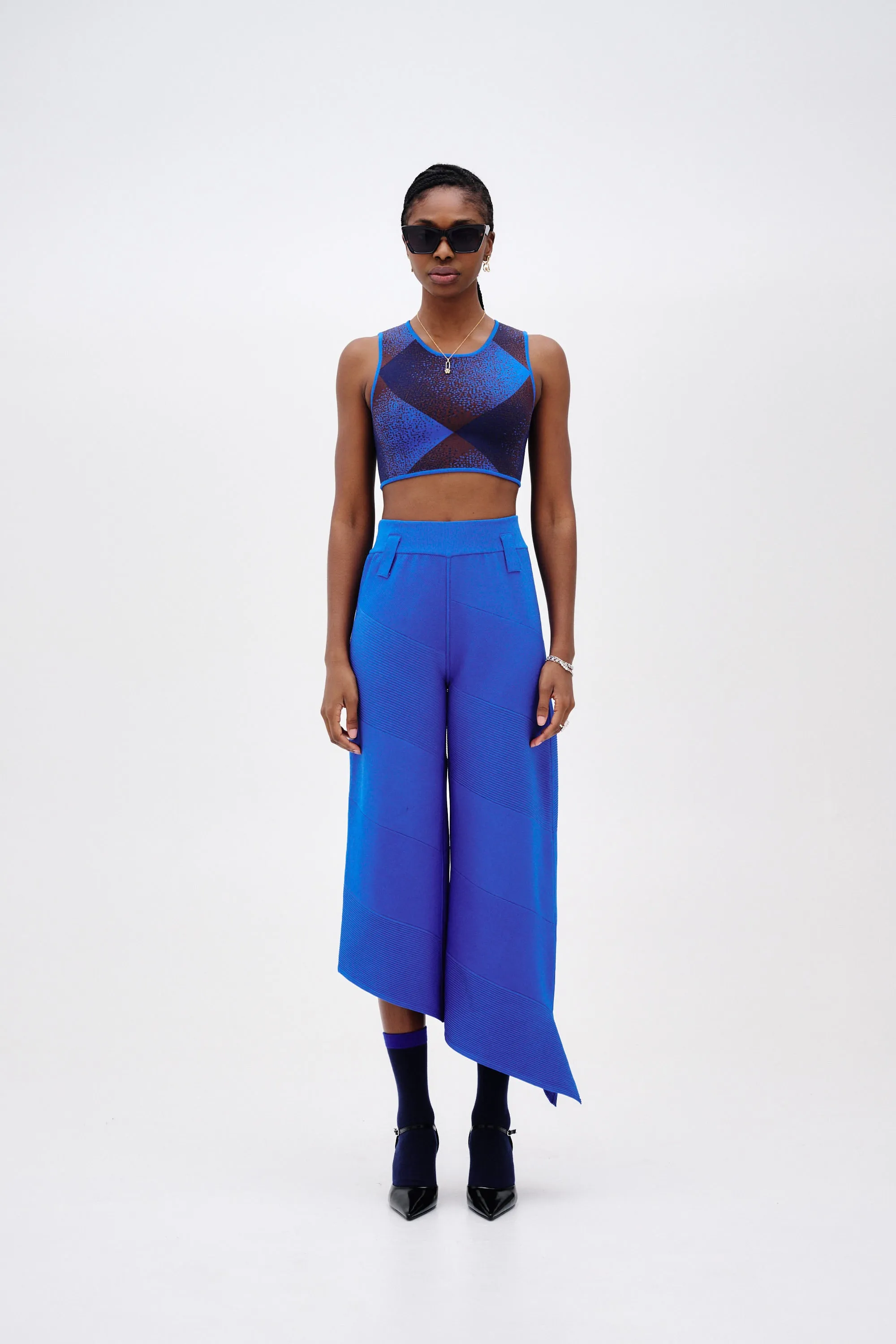 JUDE CROPPED PLAID TOP sold by PH5 product image thumbnail 2