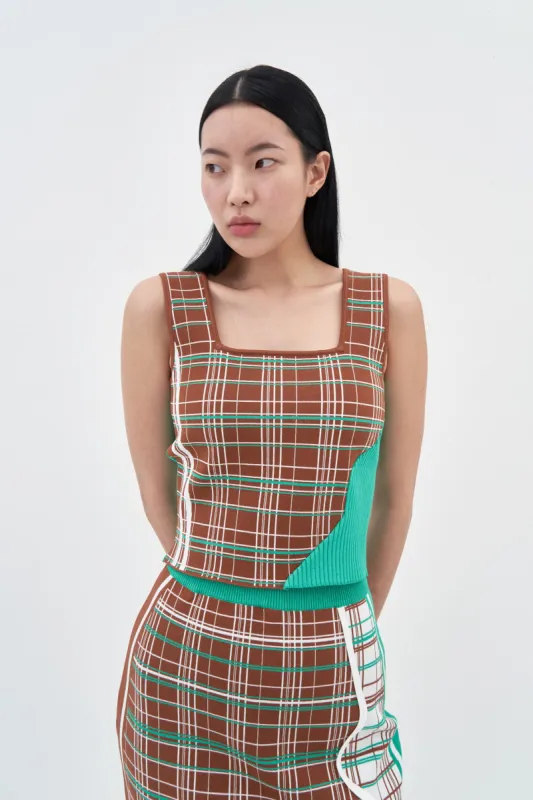 FREYA ECO PLAID TANK TOP sold by PH5