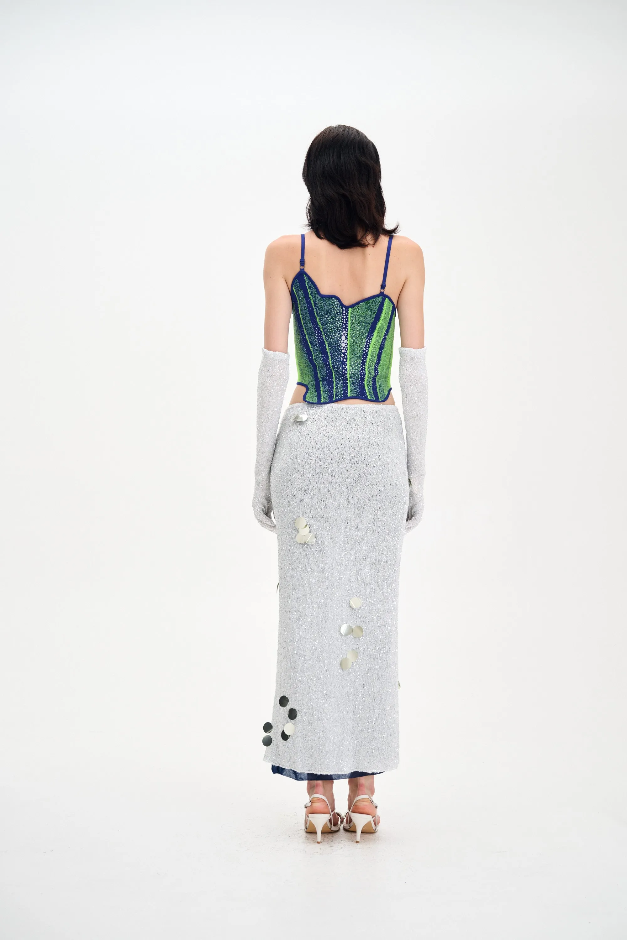 CAMELLIA DENIM PRINT TANK TOP sold by PH5 product image thumbnail 4