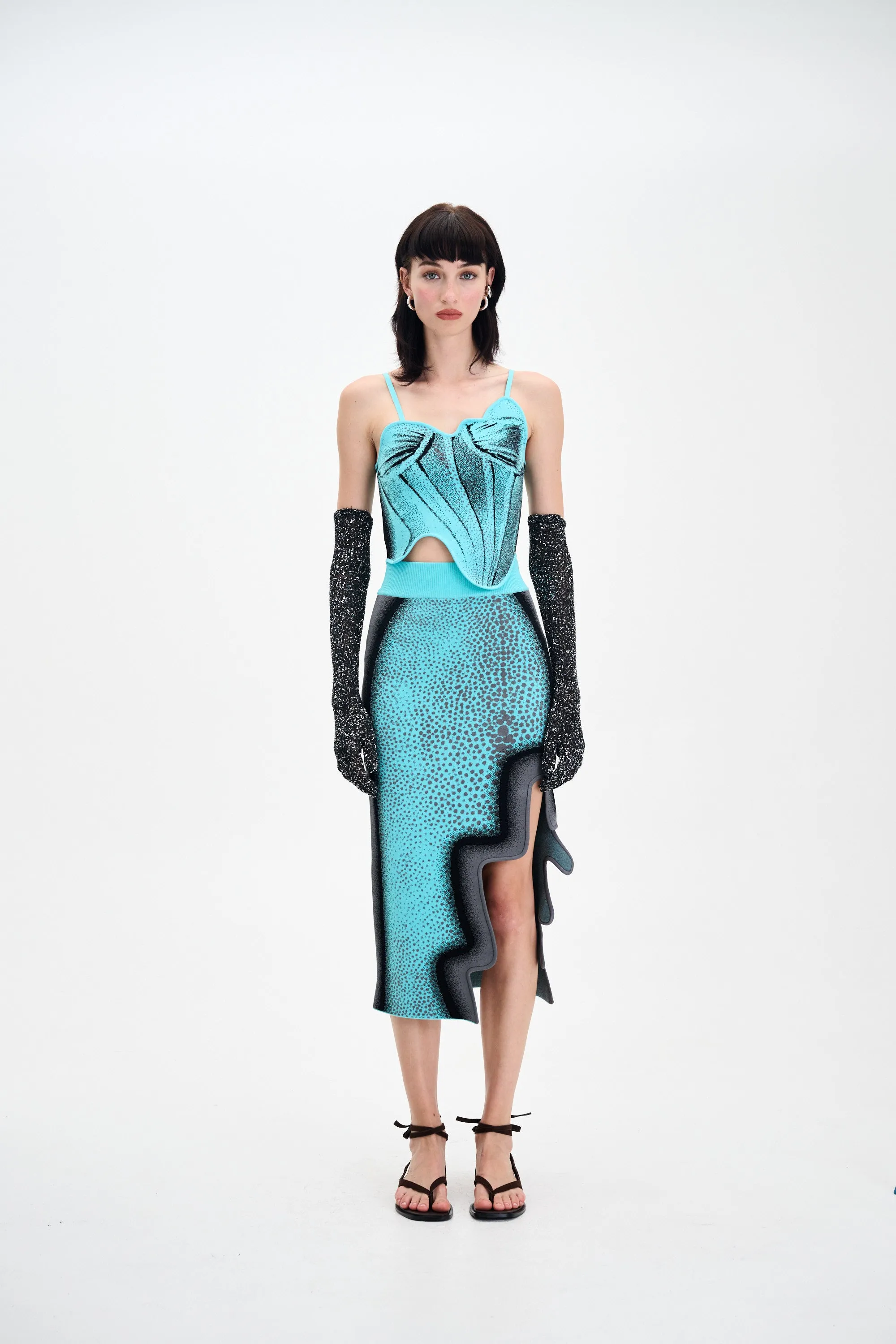 CAMELLIA DENIM PRINT TANK TOP sold by PH5 product image thumbnail 4
