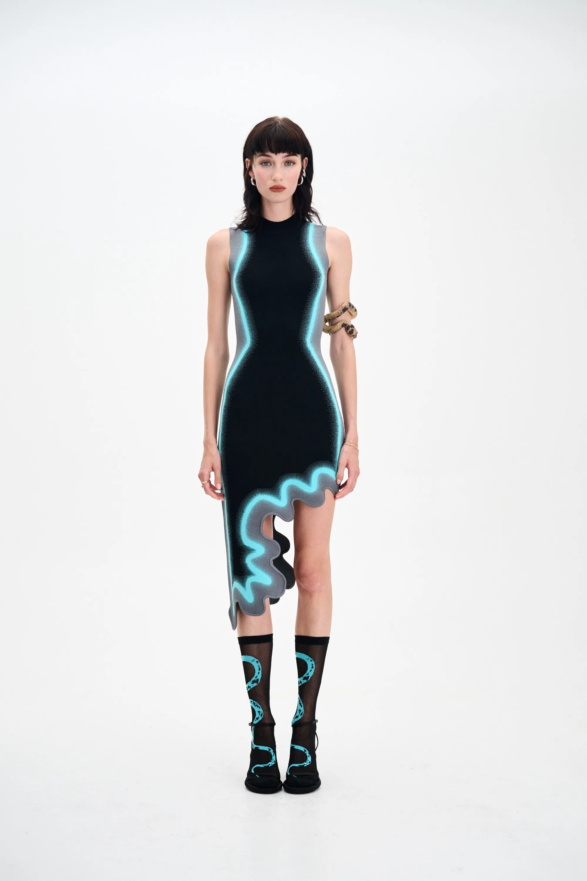 BROOKLYN WAVY ASYMMETRIC DRESS sold by PH5 product image thumbnail 3