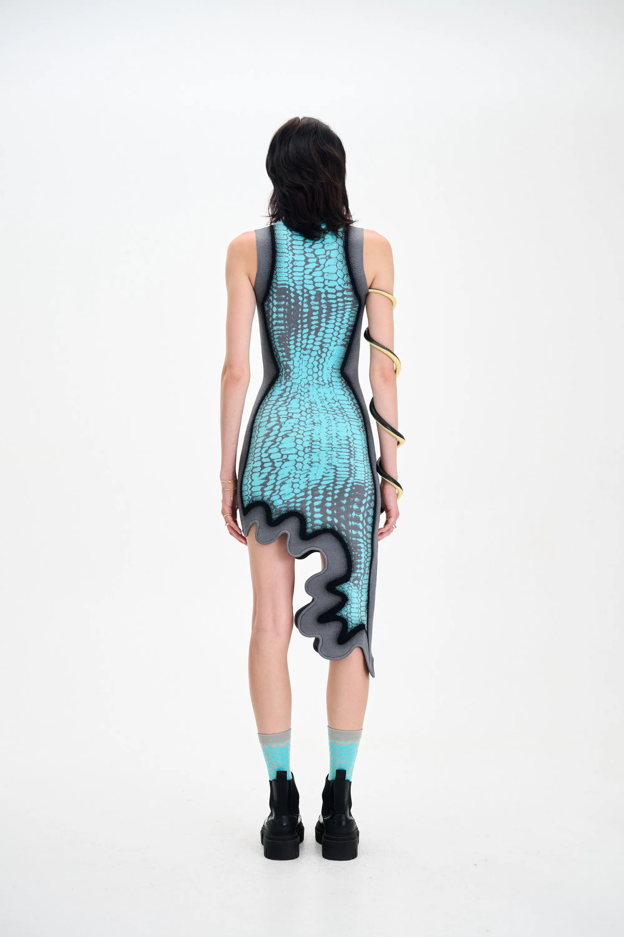 BROOKLYN WAVY ASYMMETRIC DRESS sold by PH5 product image thumbnail 3