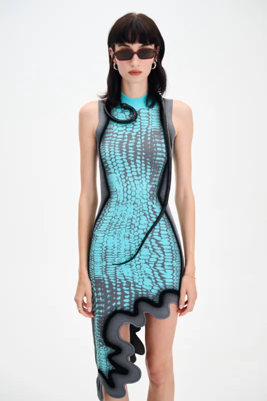 BROOKLYN WAVY ASYMMETRIC DRESS sold by PH5