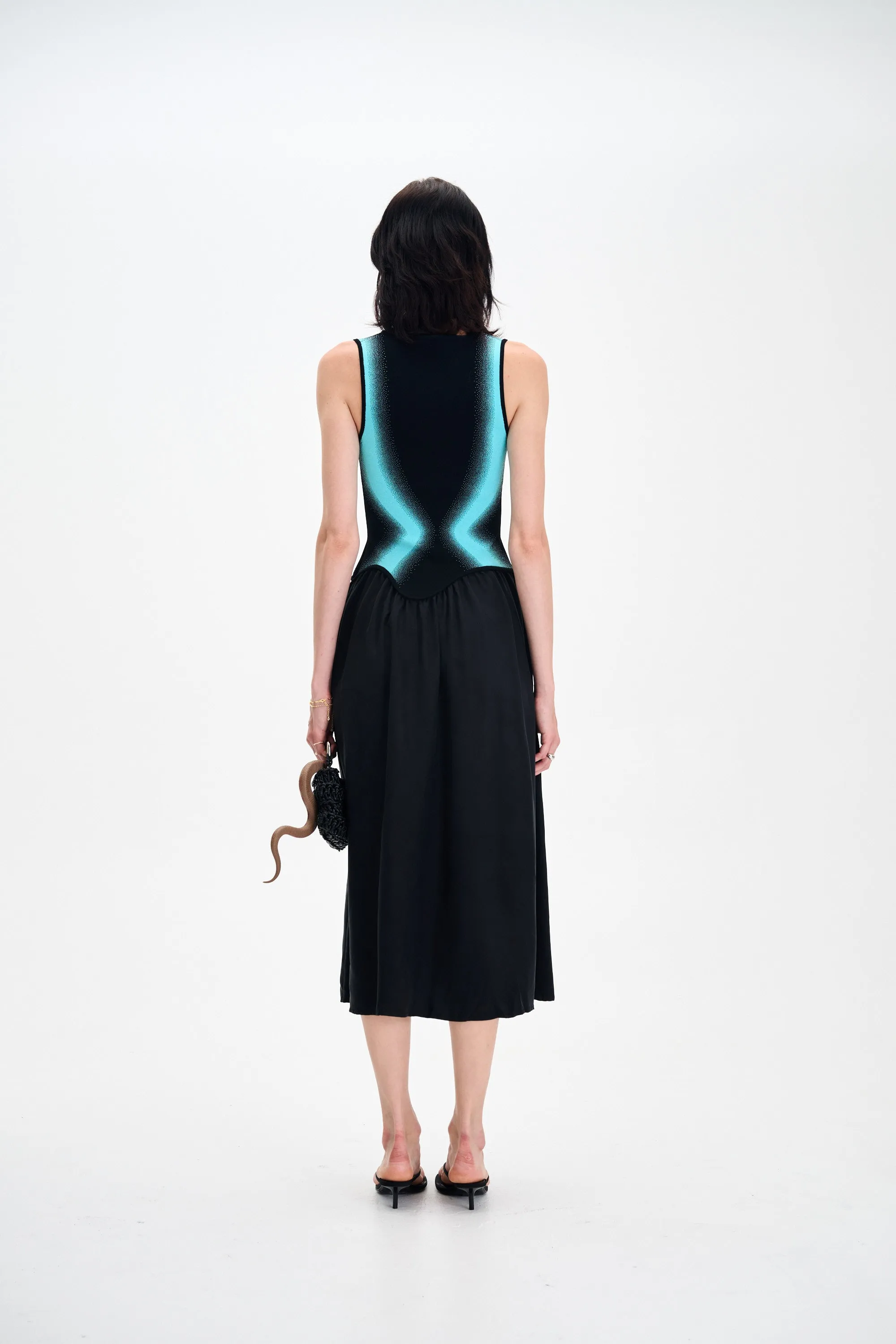 NAGINI MIXED MEDIA DRESS sold by PH5 product image thumbnail 5