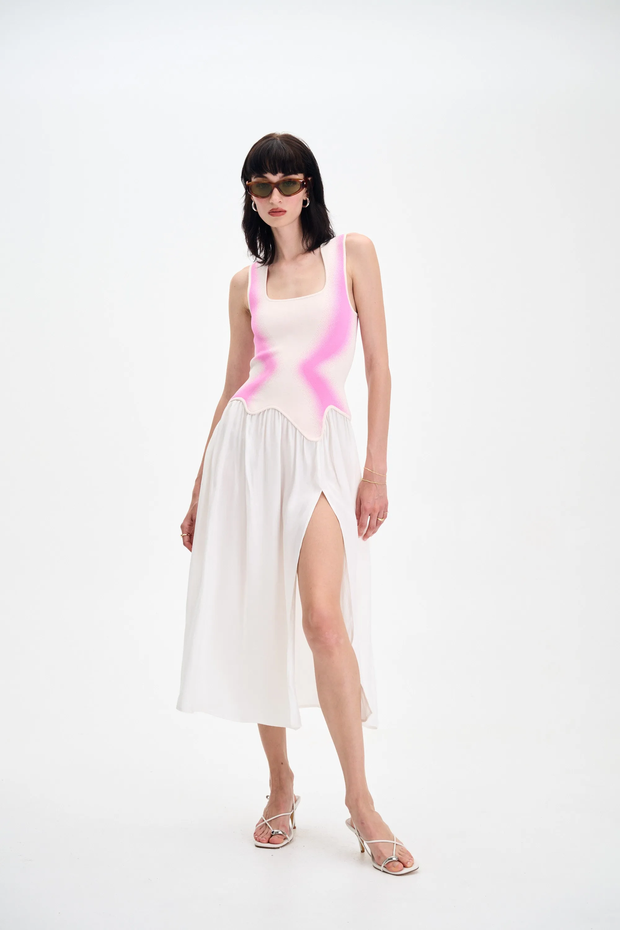 NAGINI MIXED MEDIA DRESS sold by PH5 product image thumbnail 5