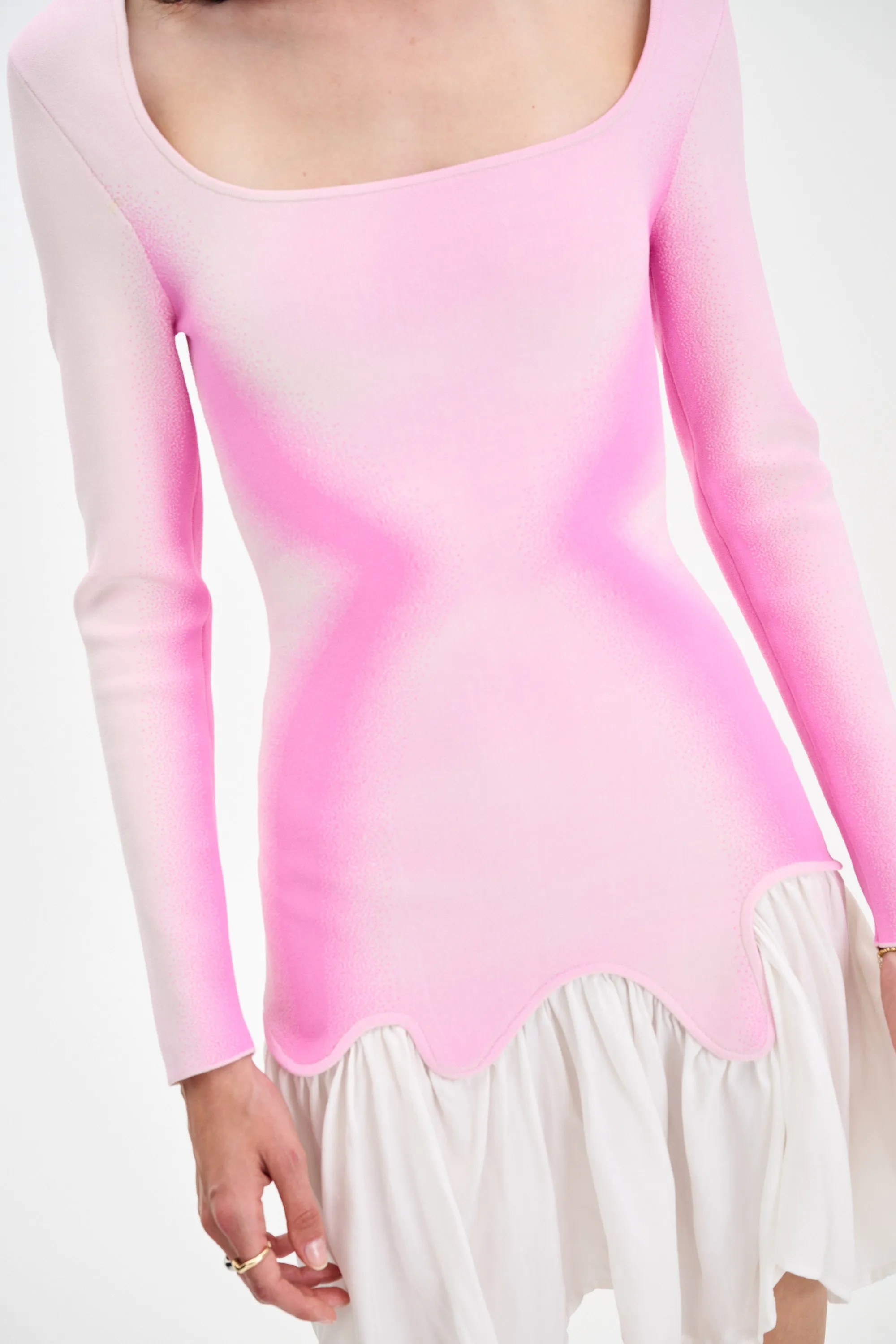 BELLA MIXED MEDIA MINI DRESS sold by PH5 product image thumbnail 5