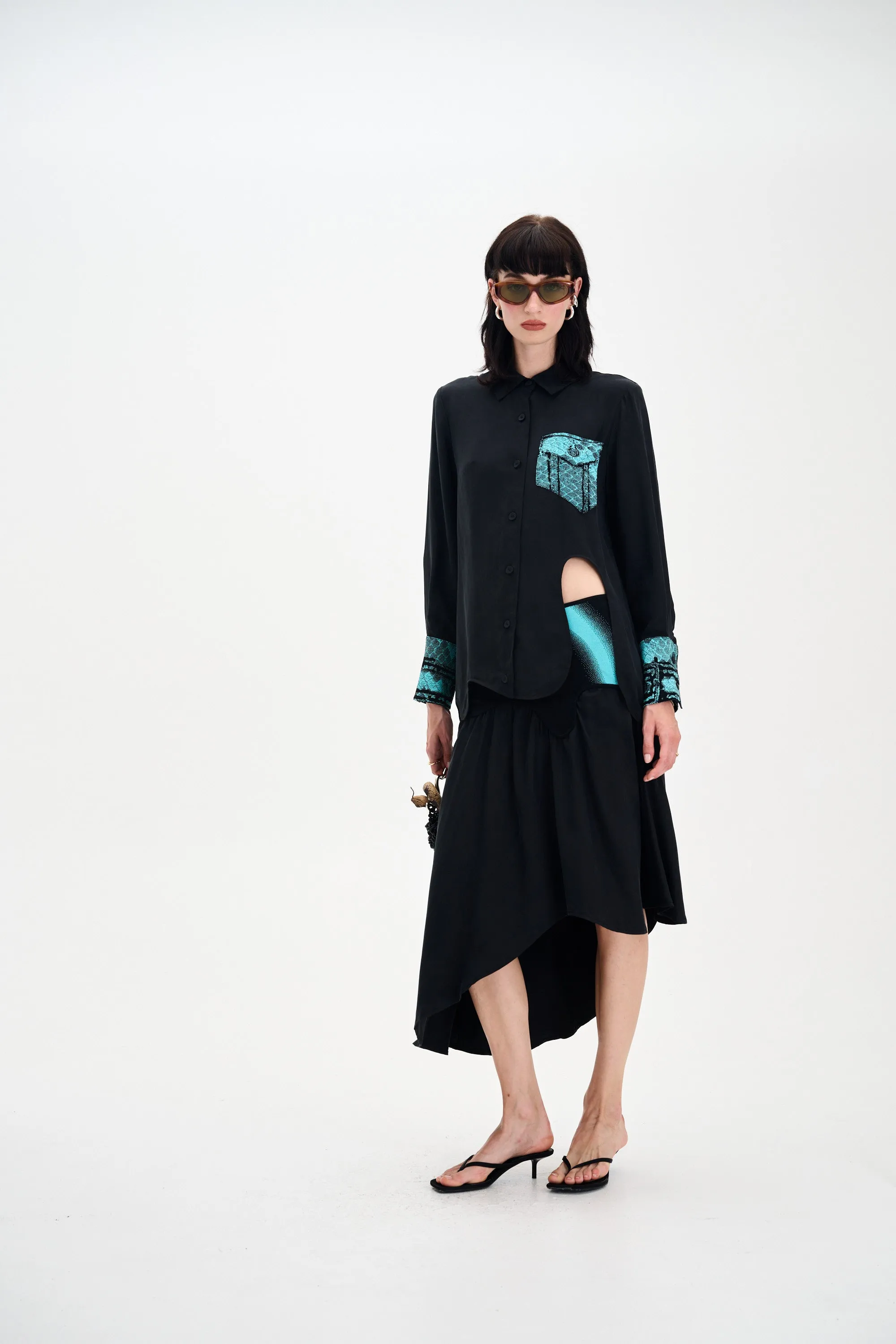 MEDUSA MIXED MEDIA SKIRT sold by PH5 product image thumbnail 2