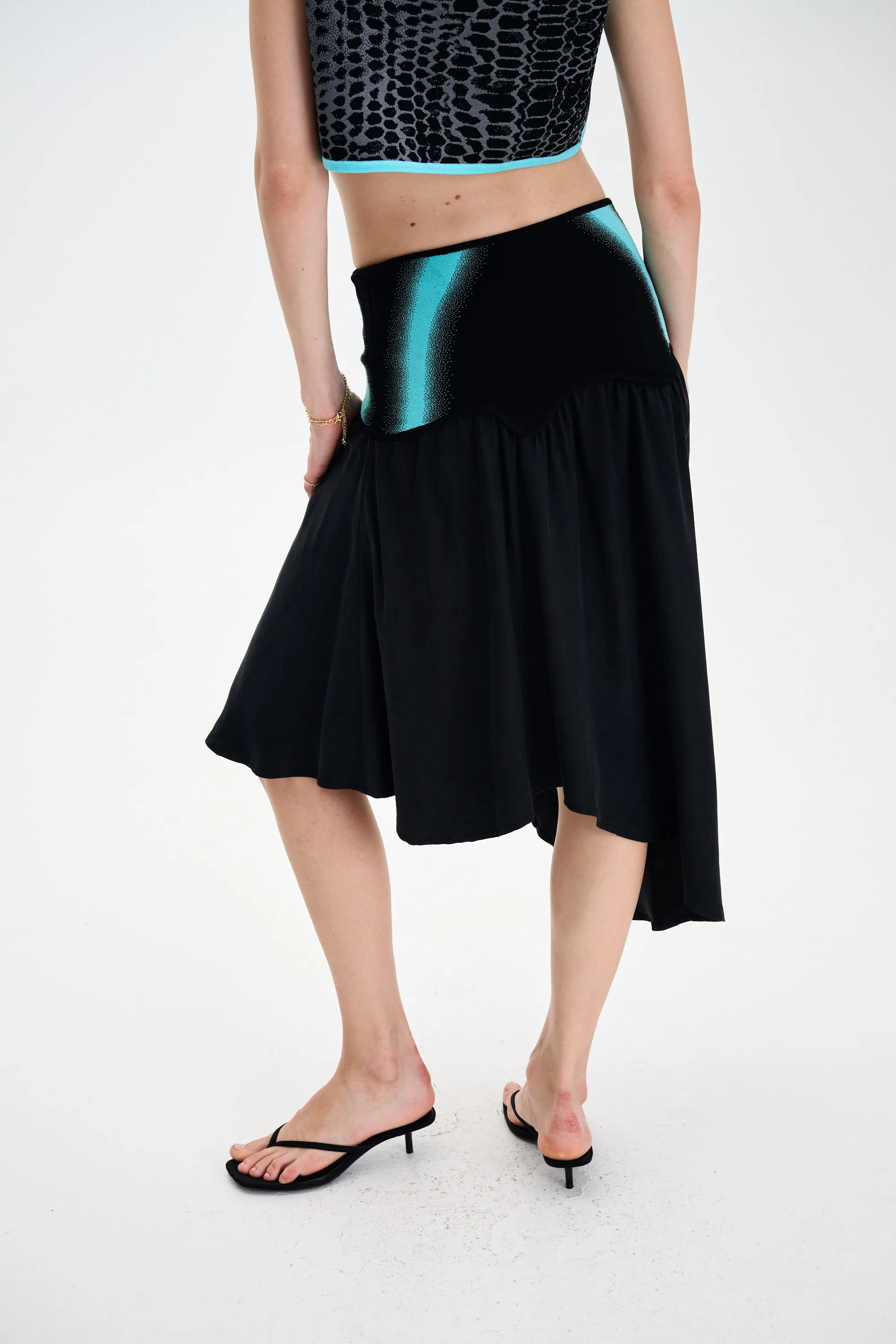 MEDUSA MIXED MEDIA SKIRT sold by PH5 product image thumbnail 5