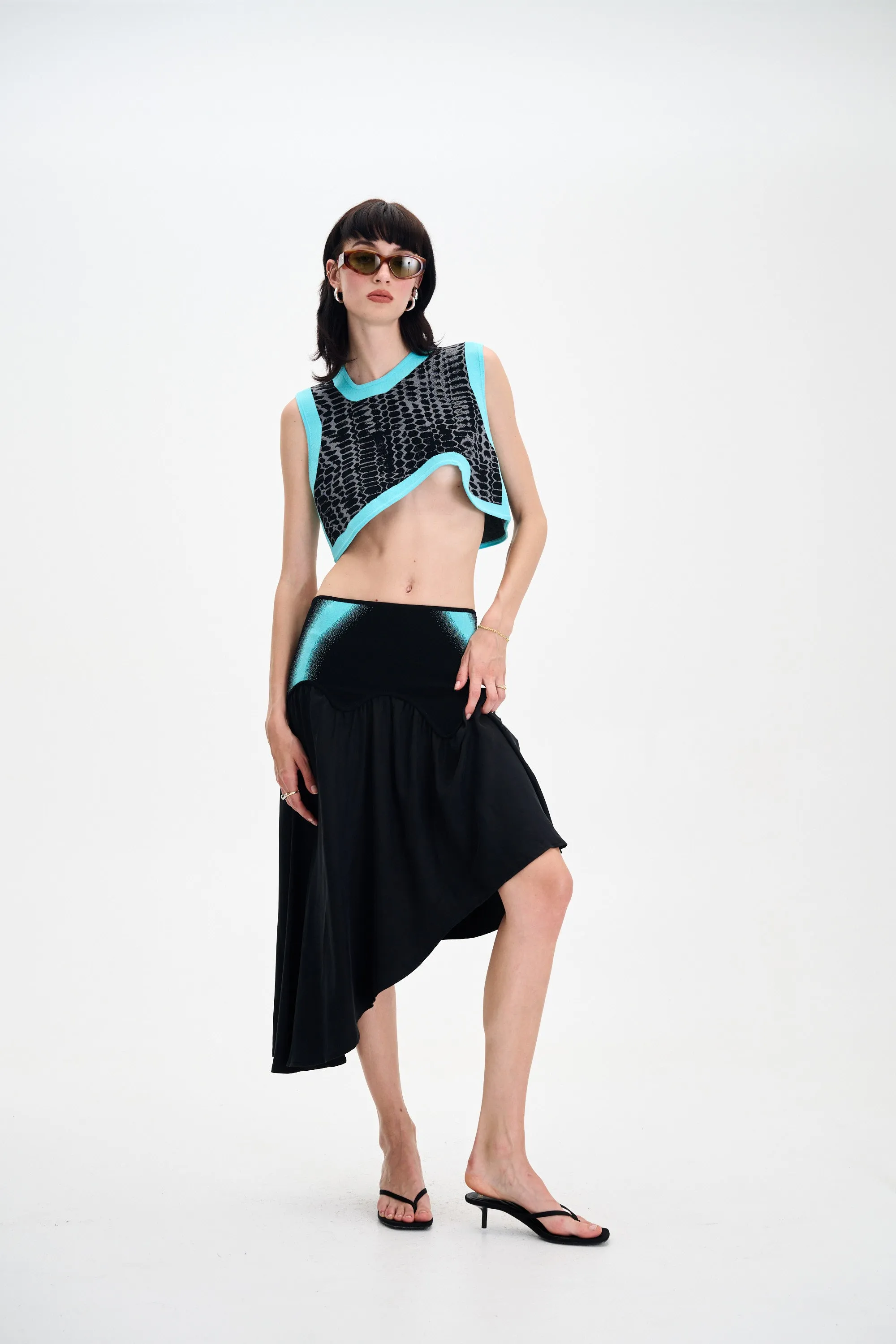 MEDUSA MIXED MEDIA SKIRT sold by PH5 product image thumbnail 3