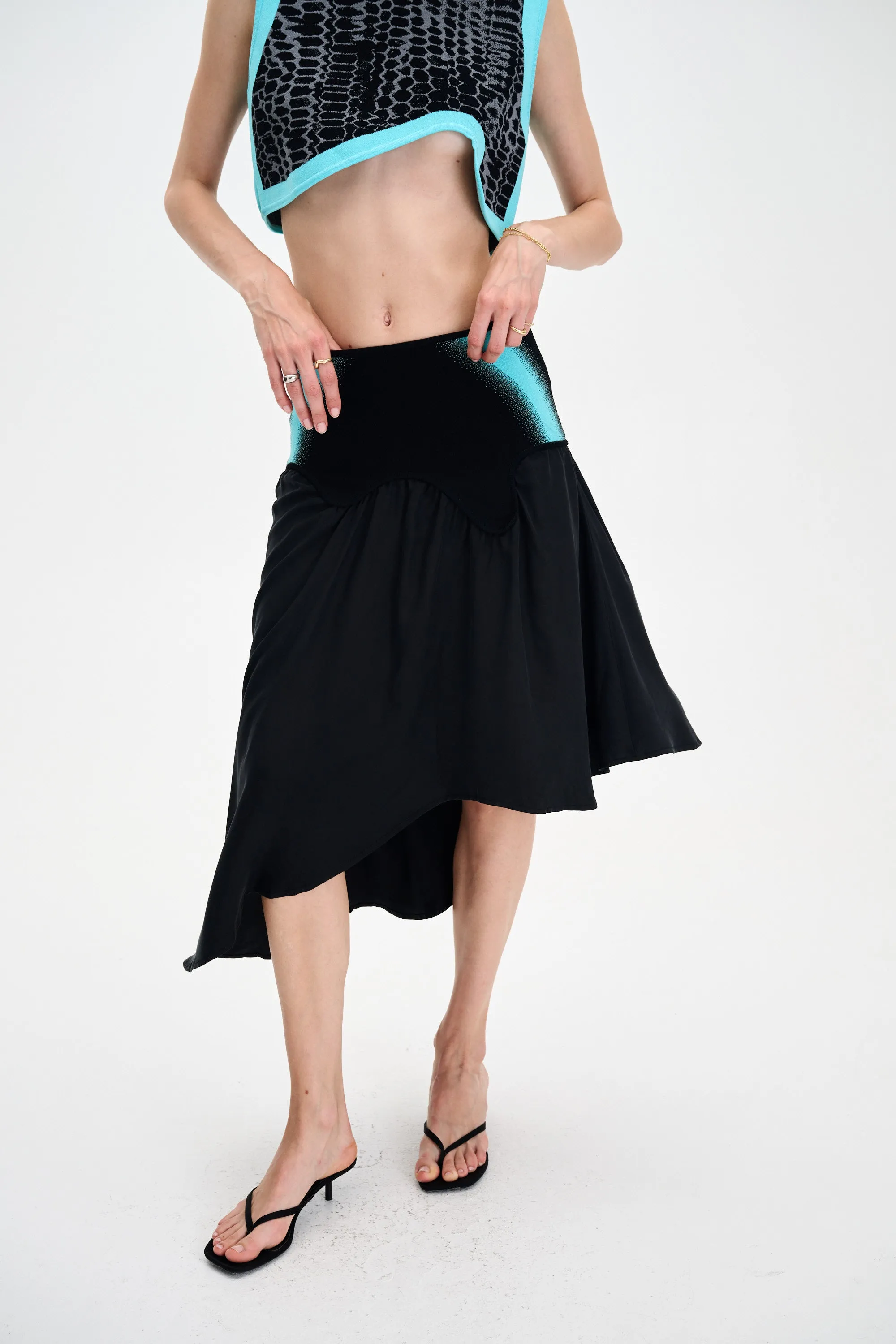 MEDUSA MIXED MEDIA SKIRT sold by PH5