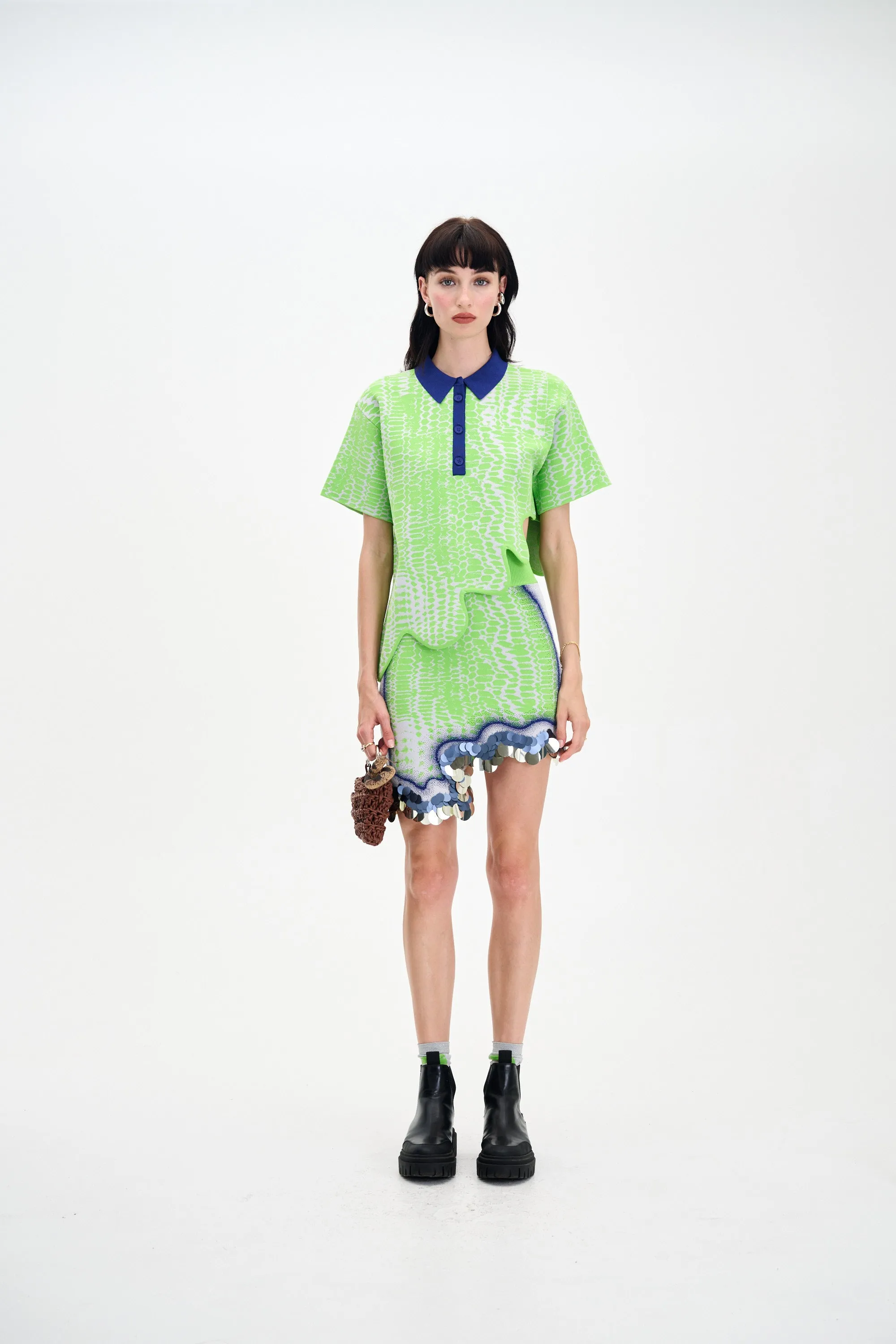 EBONY WAVY POLO SHIRT sold by PH5 product image thumbnail 3