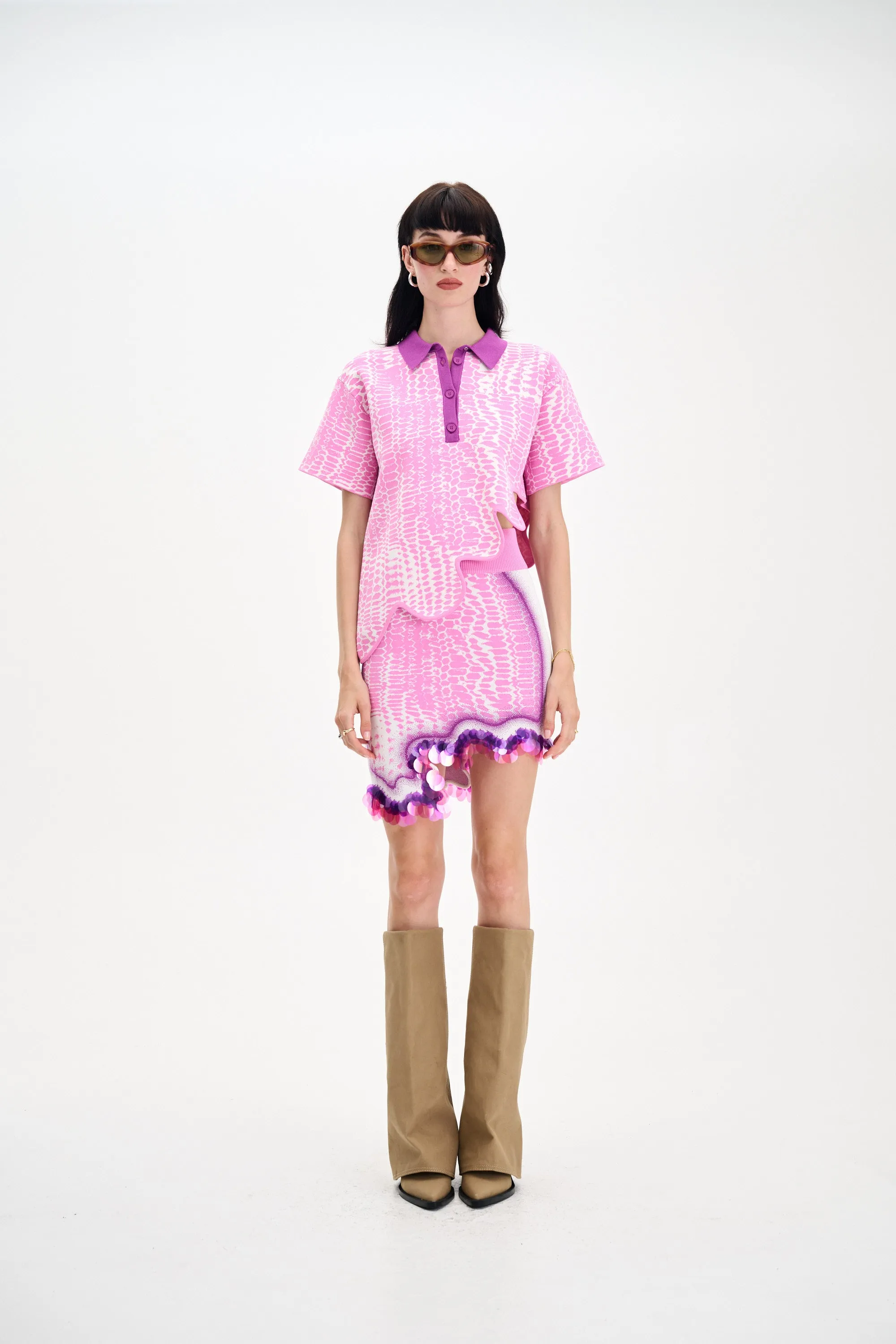 EBONY WAVY POLO SHIRT sold by PH5 product image thumbnail 4