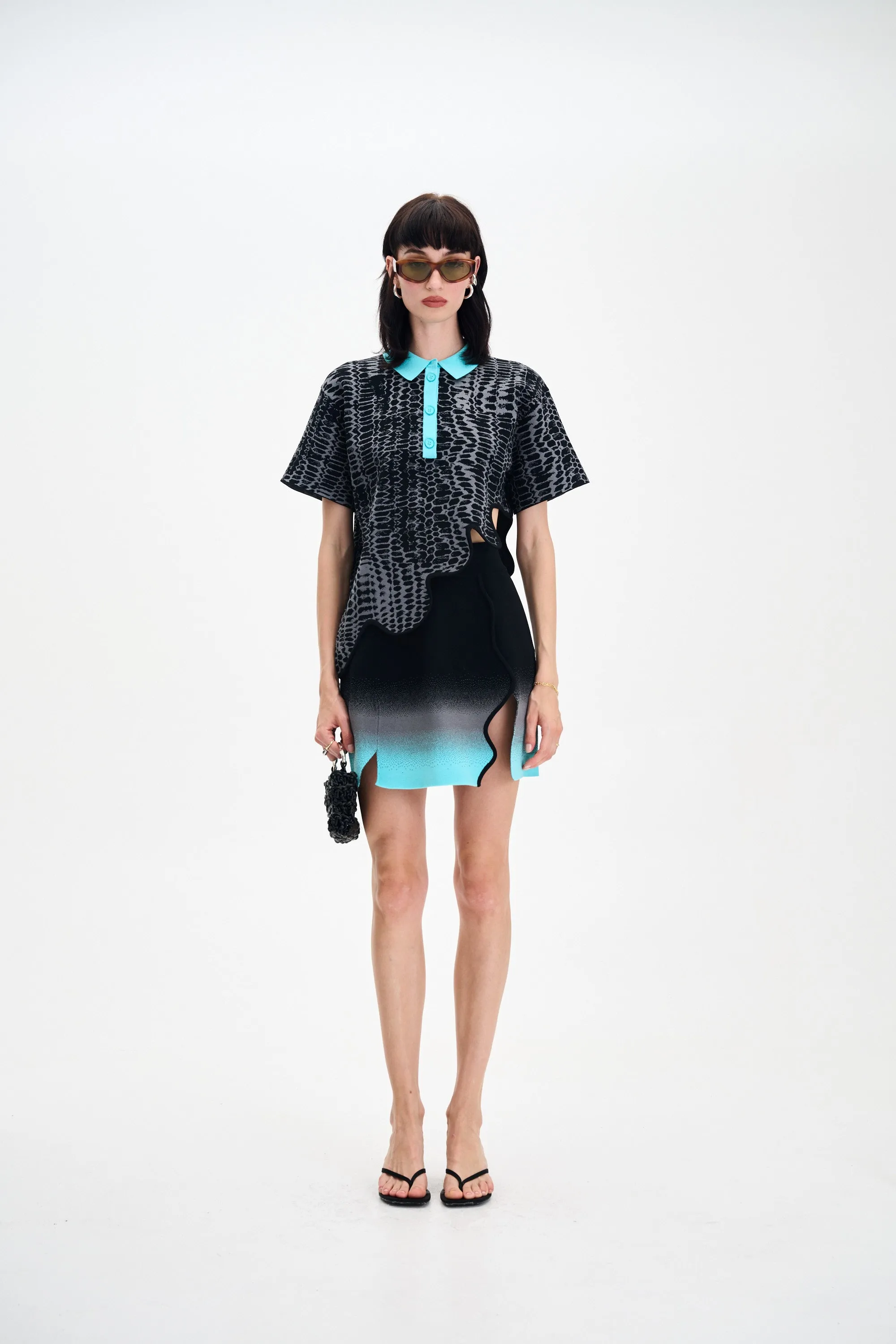 EBONY WAVY POLO SHIRT sold by PH5 product image thumbnail 5