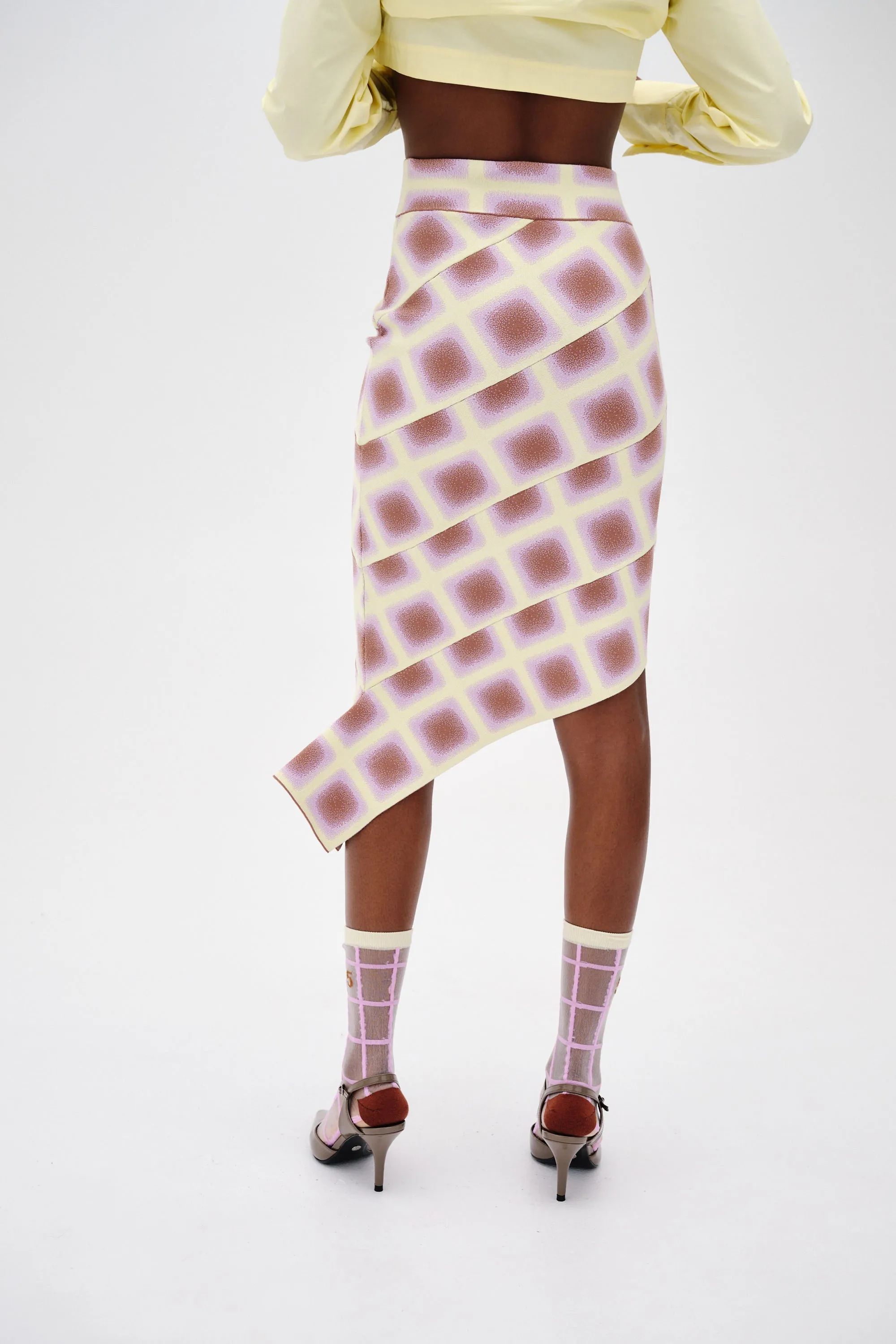 ELLIE MIDI PLAID SKIRT sold by PH5 product image thumbnail 5