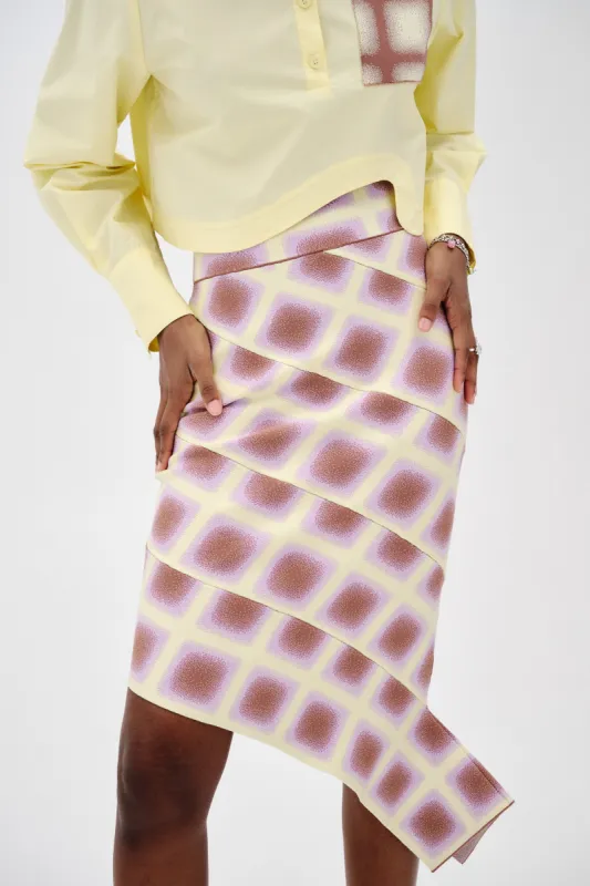 ELLIE MIDI PLAID SKIRT sold by PH5