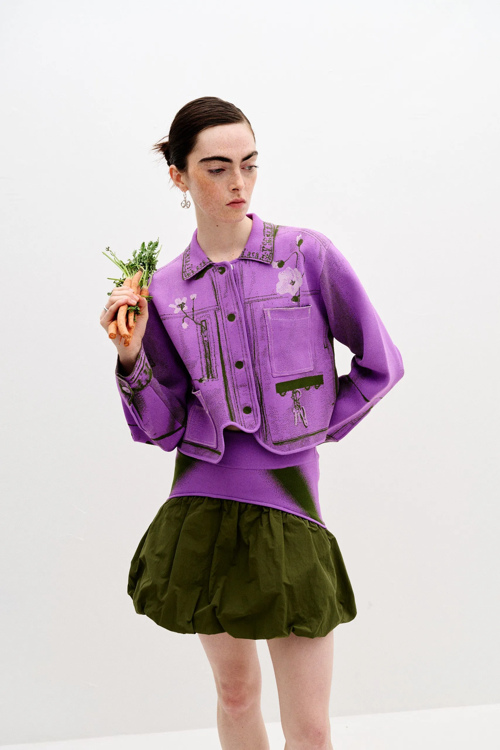 CLIVIA MIXED MEDIA MINI SKIRT sold by PH5 product image thumbnail 2