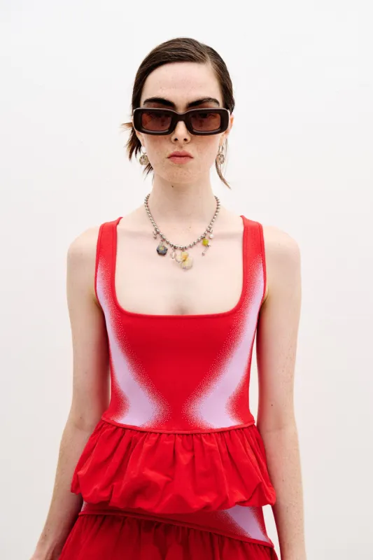 LILY MIXED MEDIA TANK TOP sold by PH5