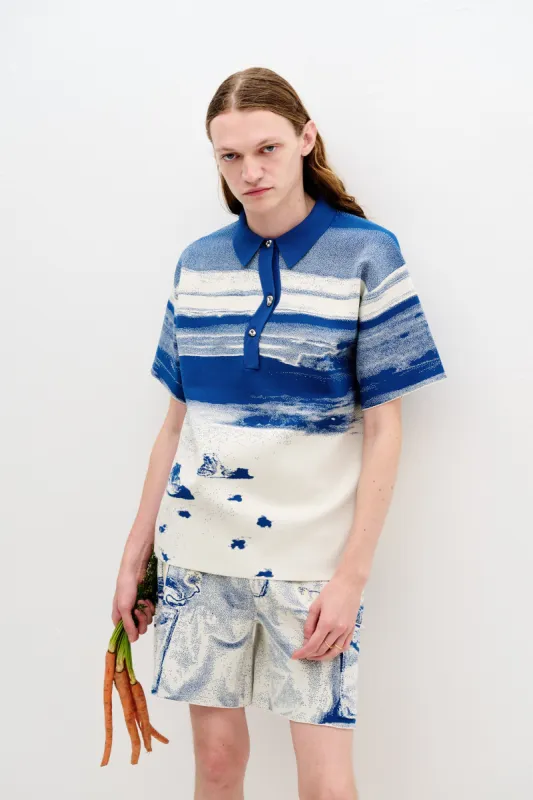 JADE UV REACTIVE OVERSIZED POLO sold by PH5