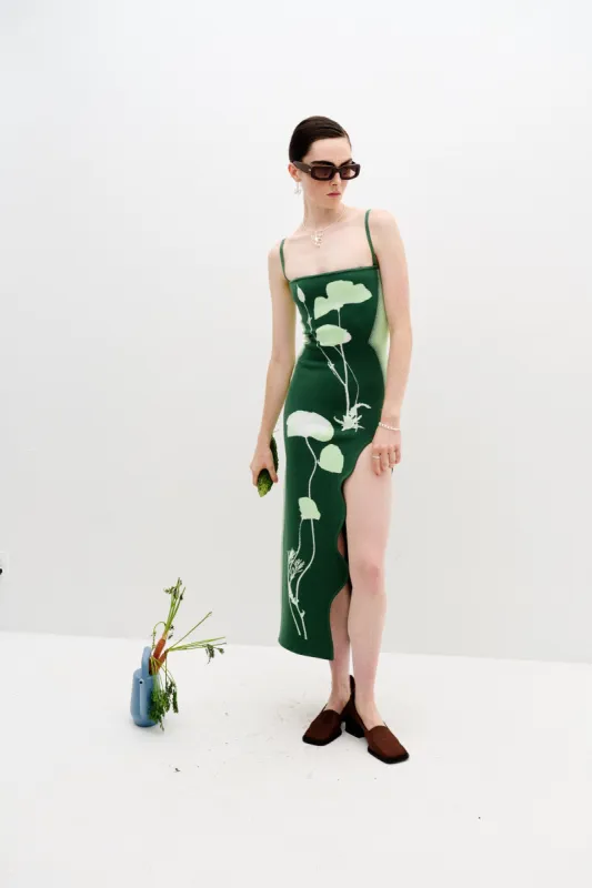 IRIS FLOWER PRINT MAXI TANK DRESS sold by PH5