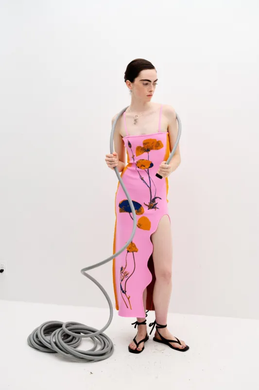 IRIS FLOWER PRINT MAXI TANK DRESS sold by PH5