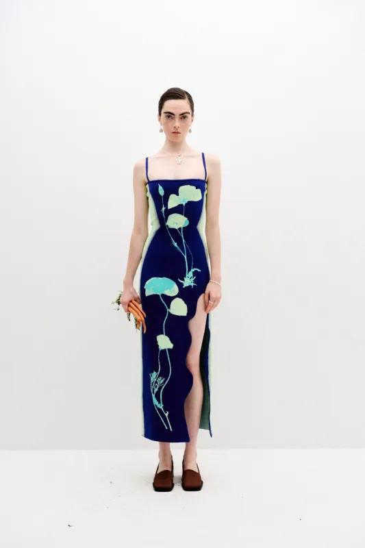 IRIS FLOWER PRINT MAXI TANK DRESS sold by PH5