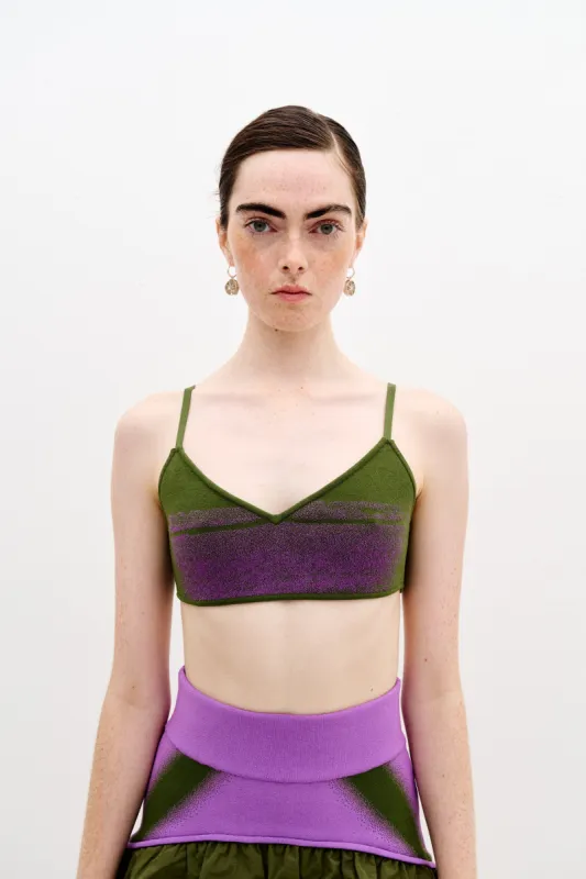 HEATHER FLASH LIGHT REFLECTIVE BRA TOP made by PH5