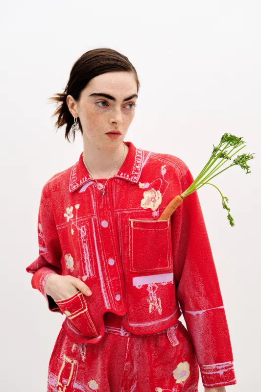 ZEBRINA FAKE CARGO JACKET made by PH5