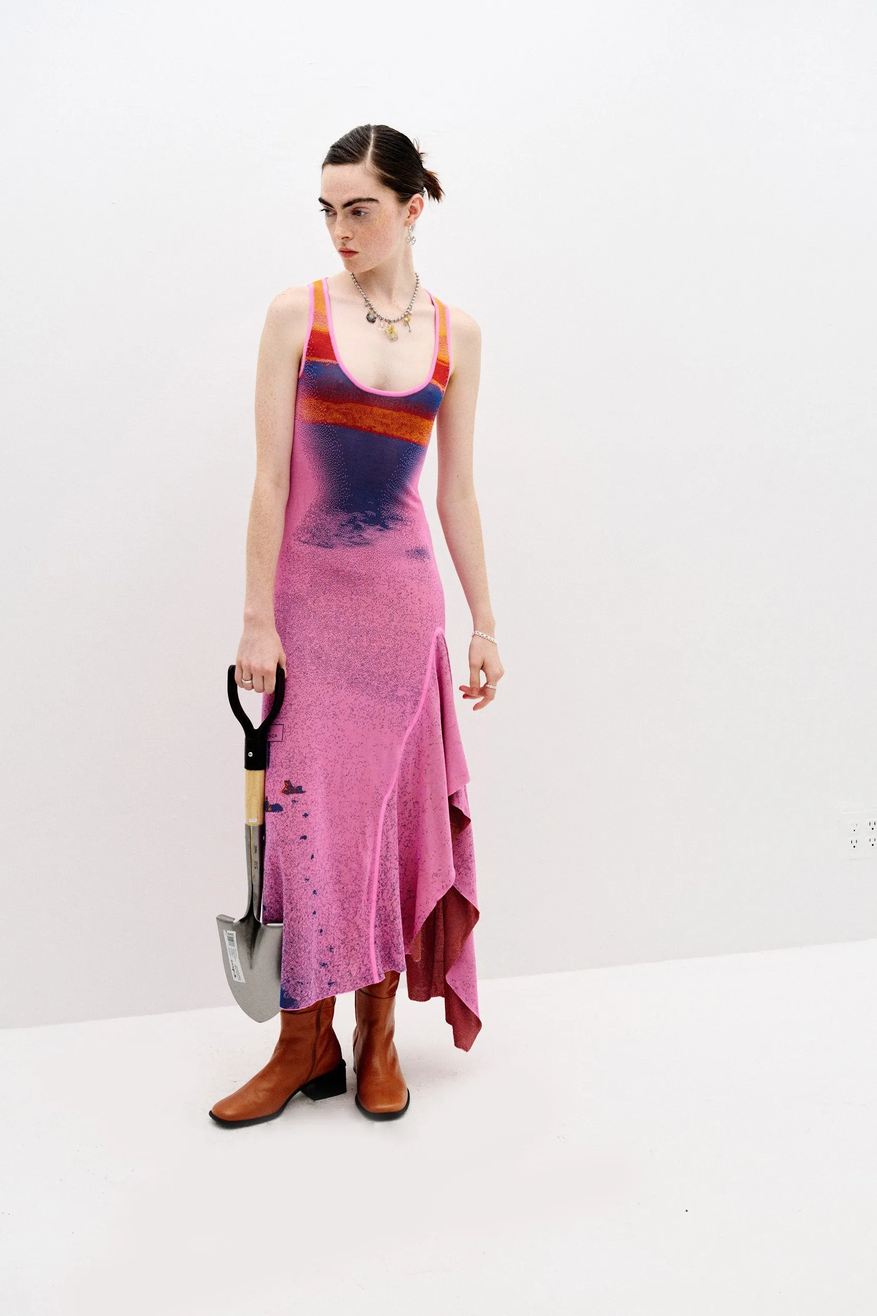 BECKY LAKE PRINT MAXI TANK DRESS sold by PH5