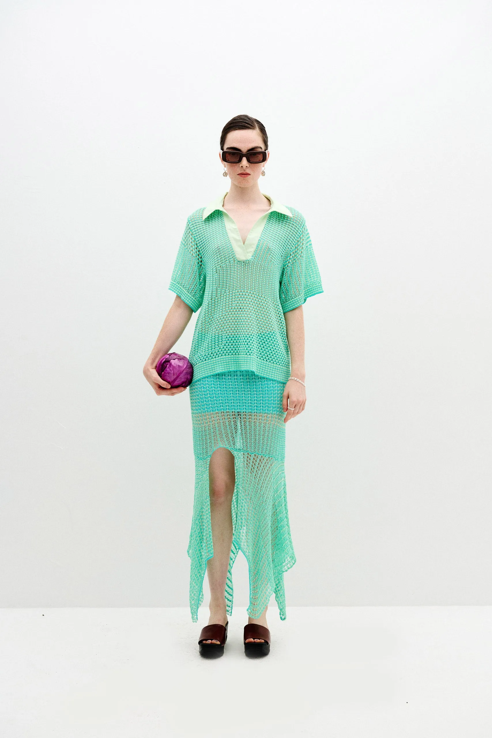 CHIA OVERSIZED CROCHET SHIRT sold by PH5 product image thumbnail 3