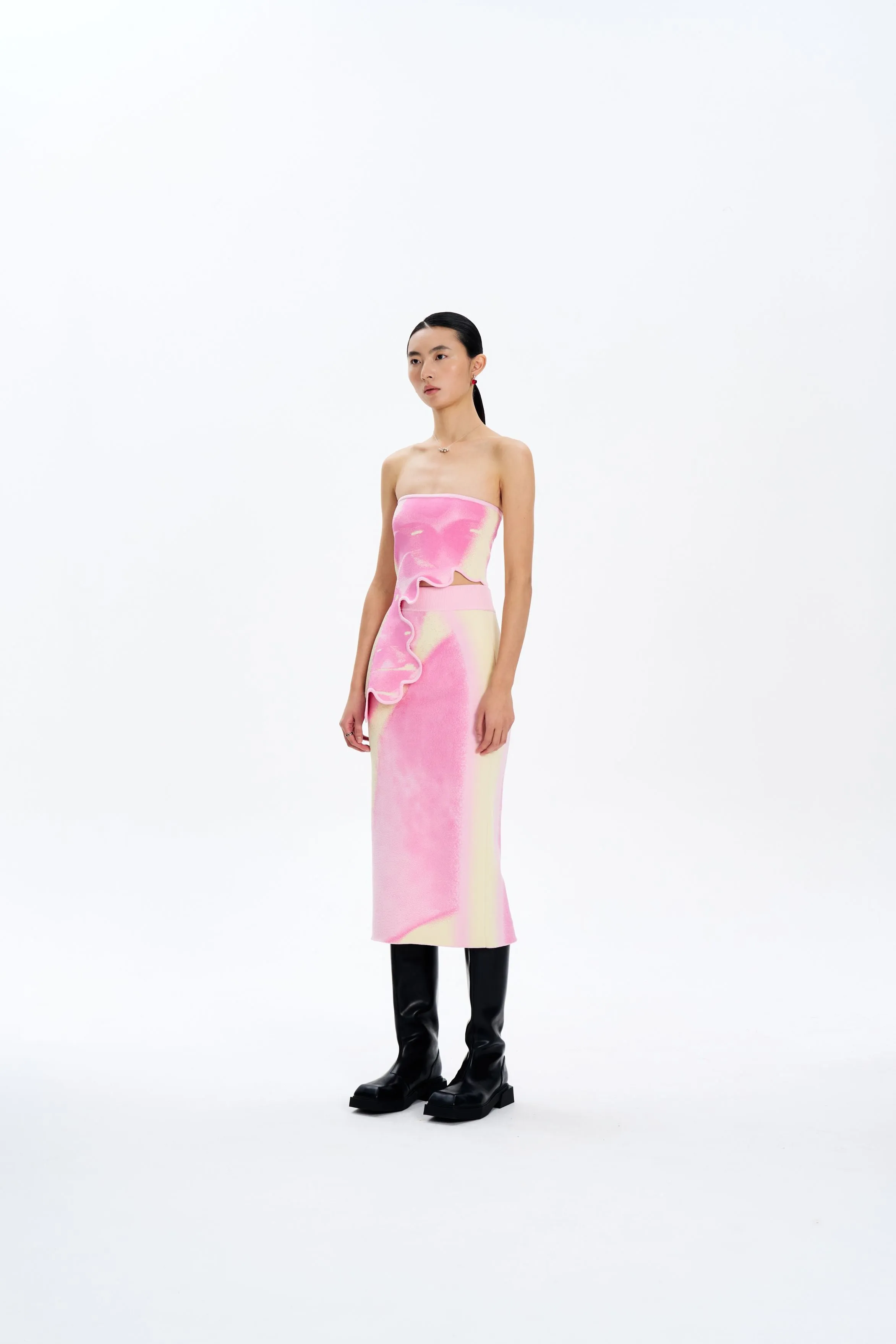 SOPHIE CHERRY PRINT MIDI SKIRT sold by PH5 product image thumbnail 3