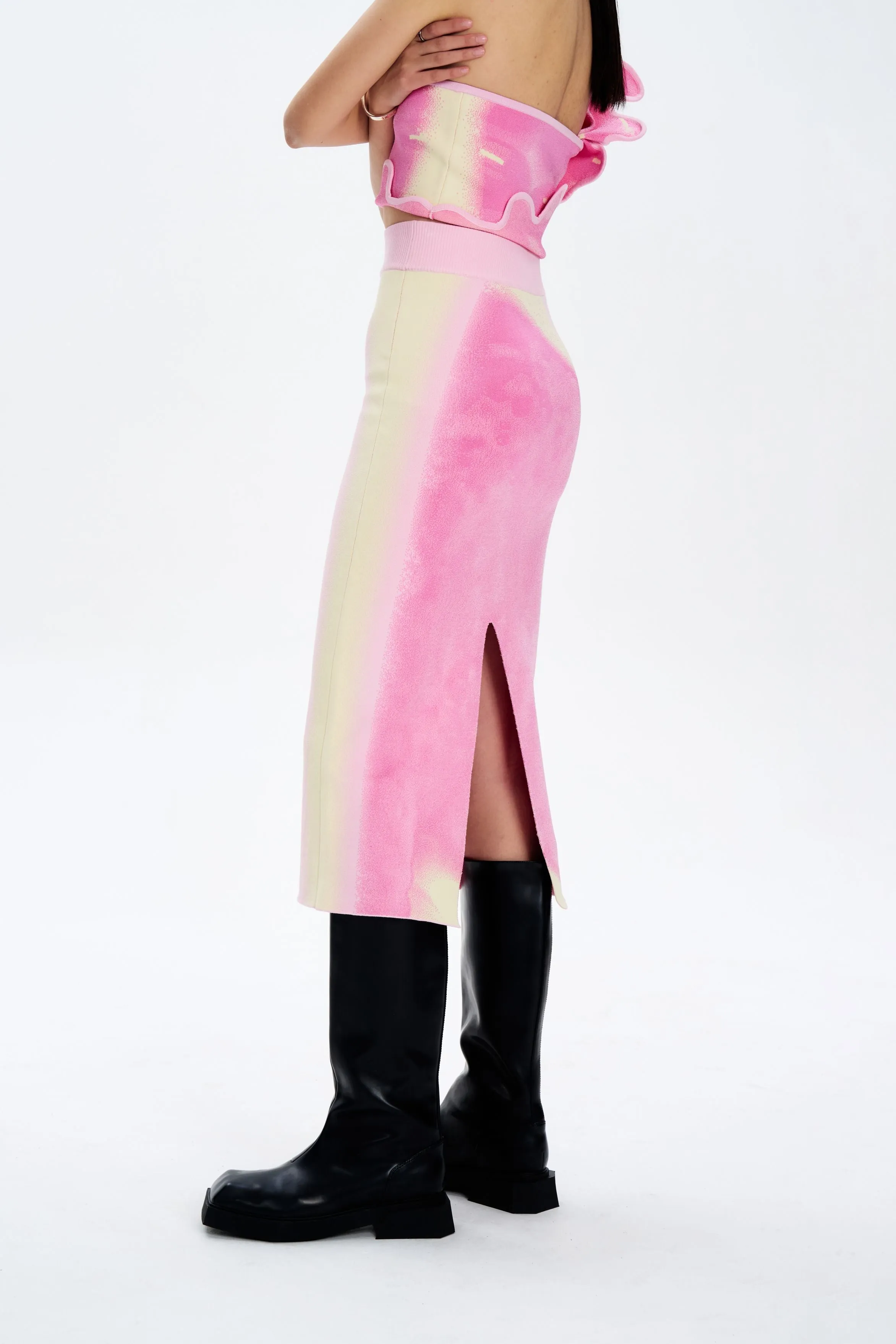 SOPHIE CHERRY PRINT MIDI SKIRT sold by PH5 product image thumbnail 4