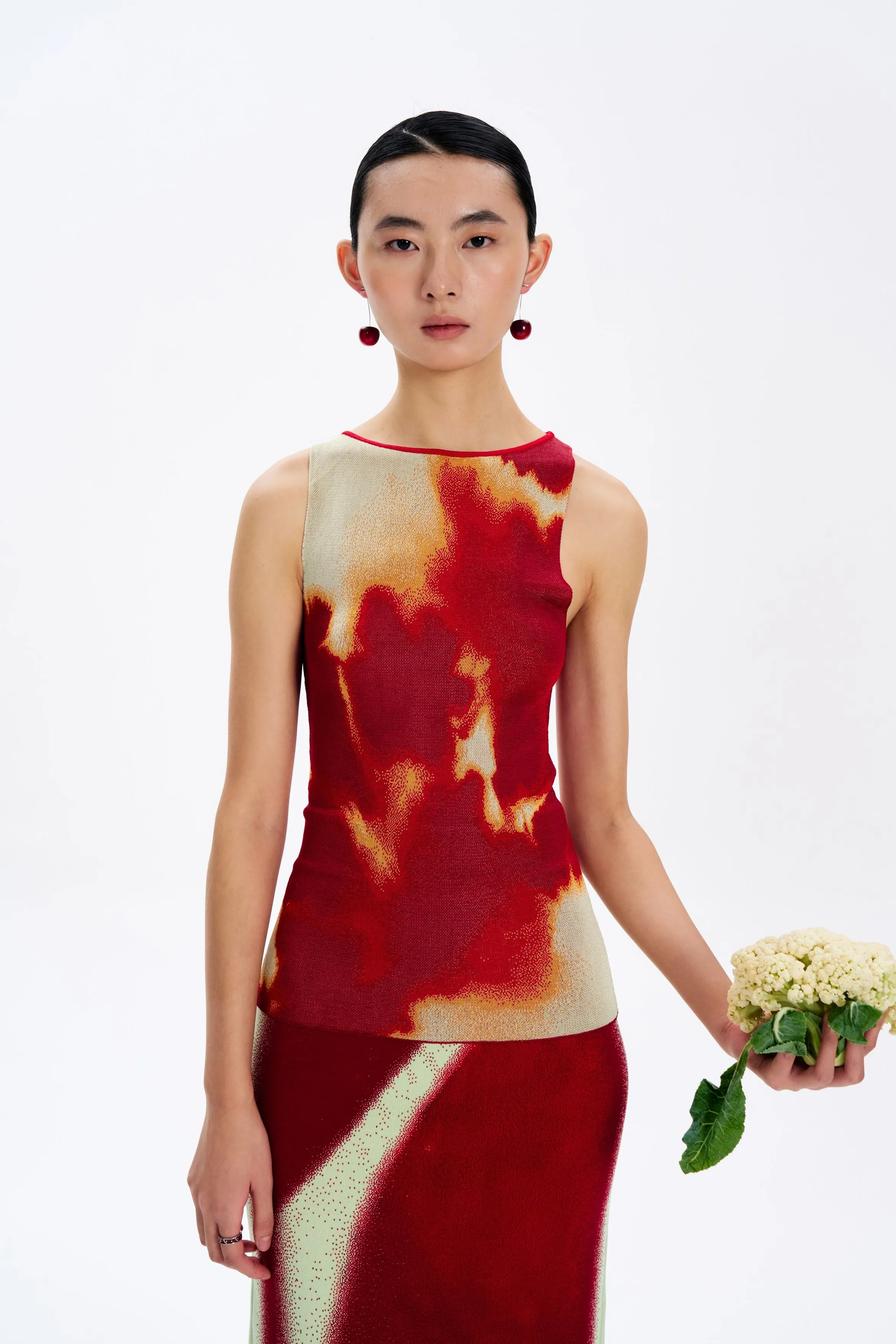 CLAIRE TIE-DYE BOATNECK TANK sold by PH5 product image thumbnail 3