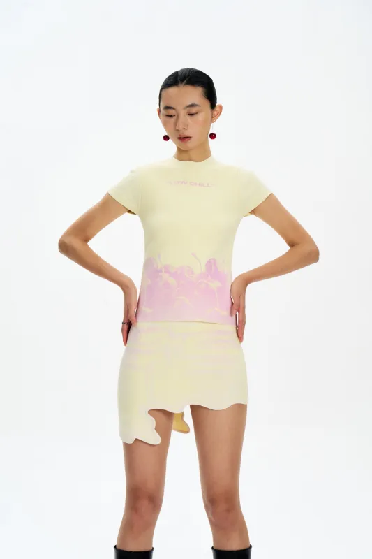 ELLIE  UV REACTIVE CHERRY TSHIRT sold by PH5